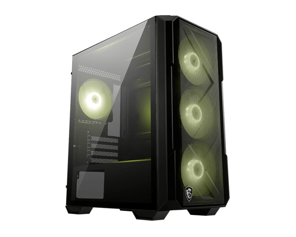 MSI MAG FORGE M120R AIRFLOW Global 1xUSB 3.0 2xUSB 2.0 4x120mm ARGB Fan ESD ARGB Control Board Tempered Glass Window Brown Box