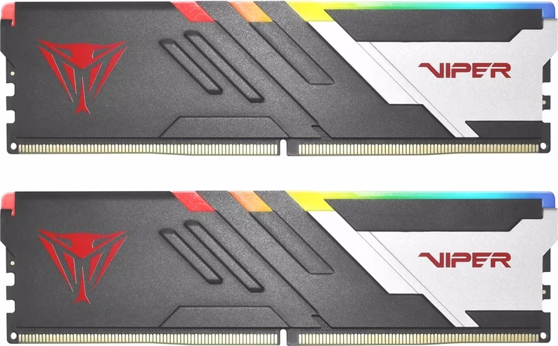 Patriot PVVR532G600C30K Viper Venom RGB DIMM Dual kit, 32 GB, DDR5, 6000MTs, CL30