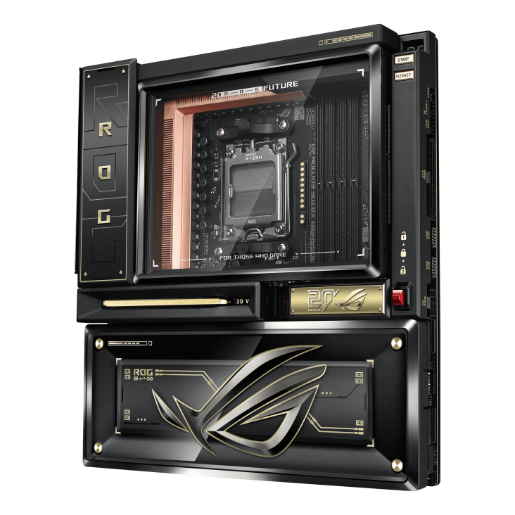 ASUS ROG CROSSHAIR X870E EDITION 20 AM5 4xDDR5 9xM.2 4xSATA