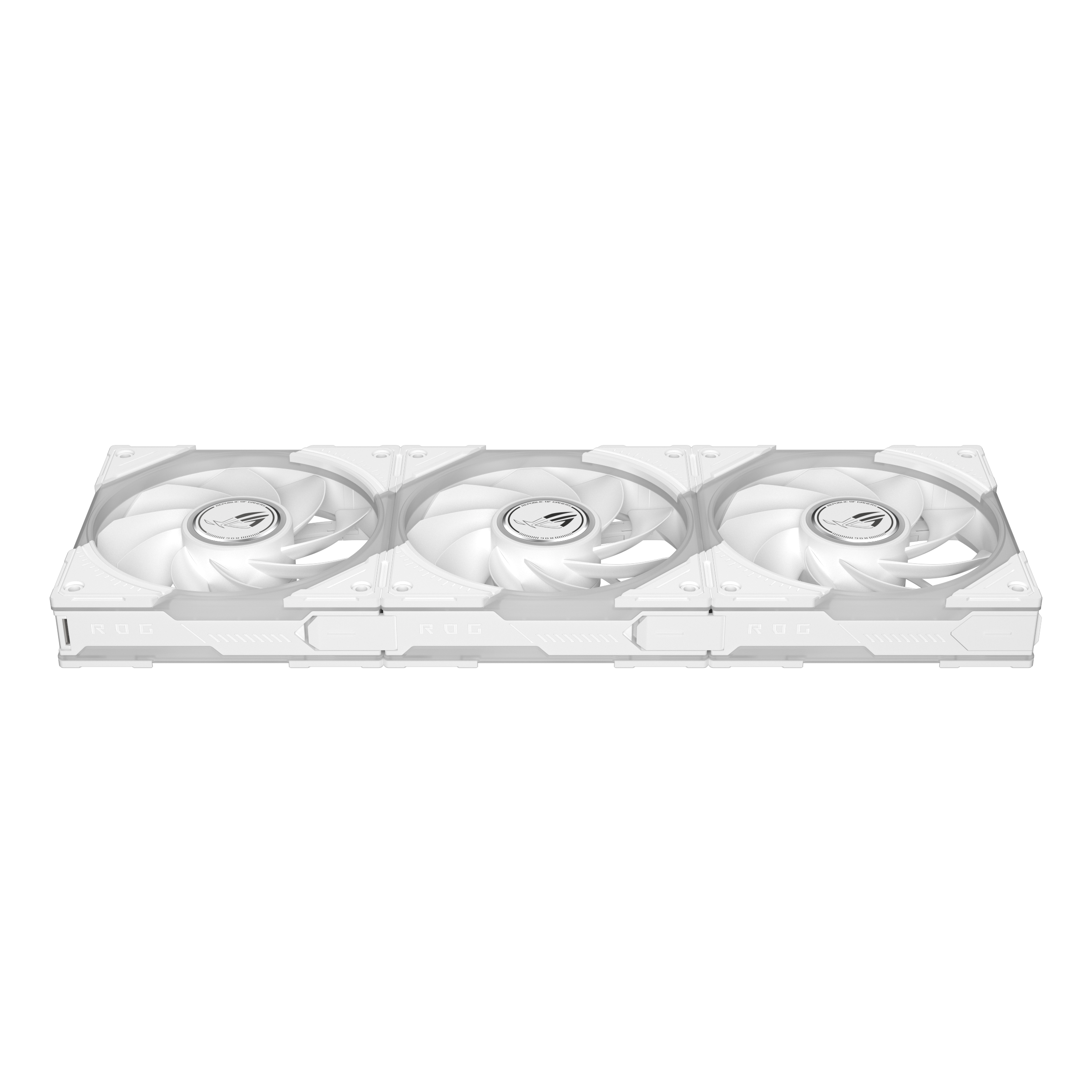 ASUS ROG Eurux GR120 ARGB Reverse Fan White Edition - Triple Pack