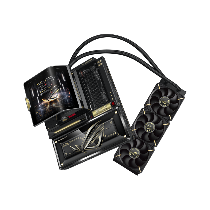 ASUS ROG CROSSHAIR X870E EDITION 20 AM5 4xDDR5 9xM.2 4xSATA