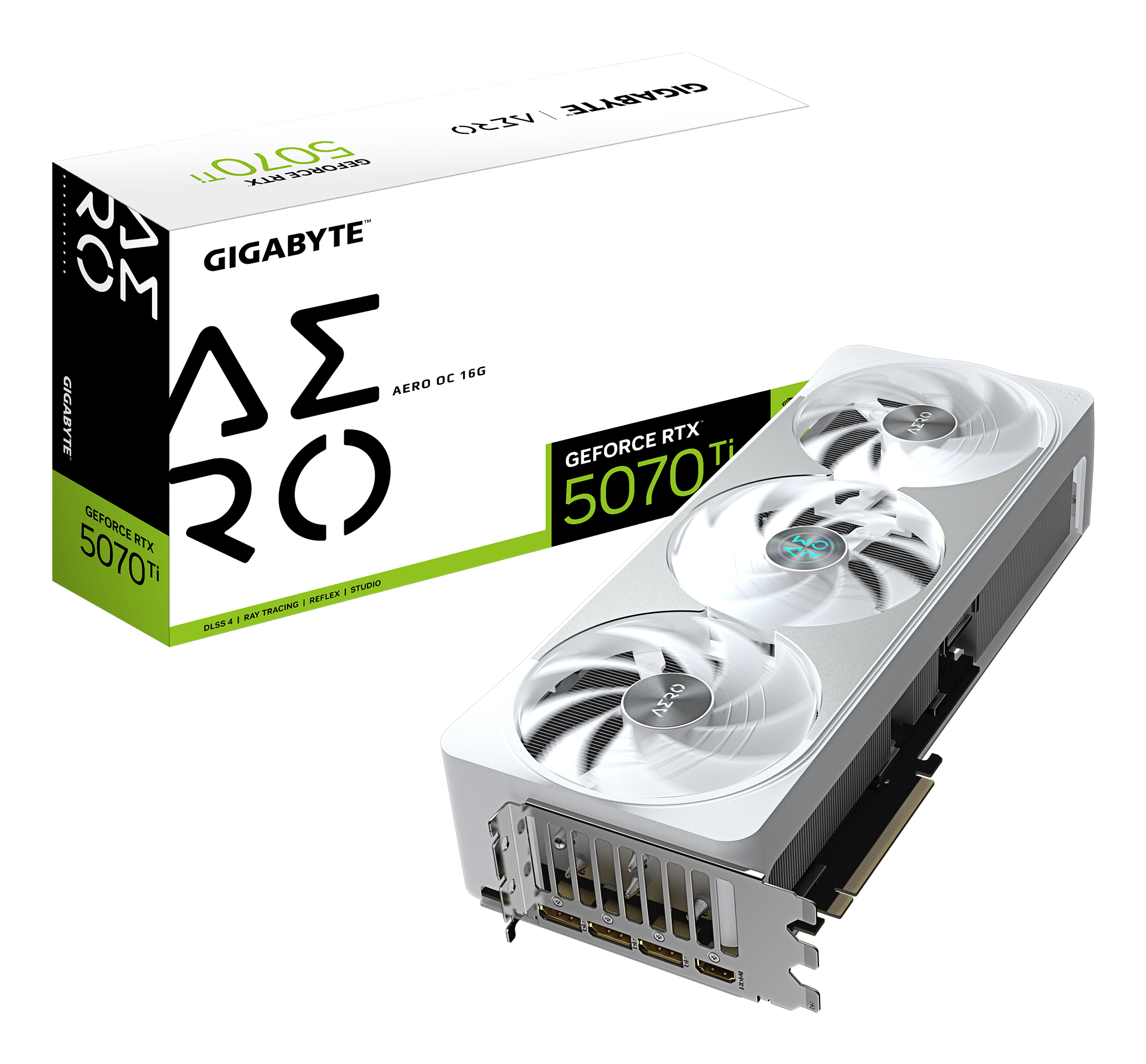 GIGABYTE GeForce RTX 5070 Ti AERO OC 16GB GDDR7 3xDP 1xHDMI VGA