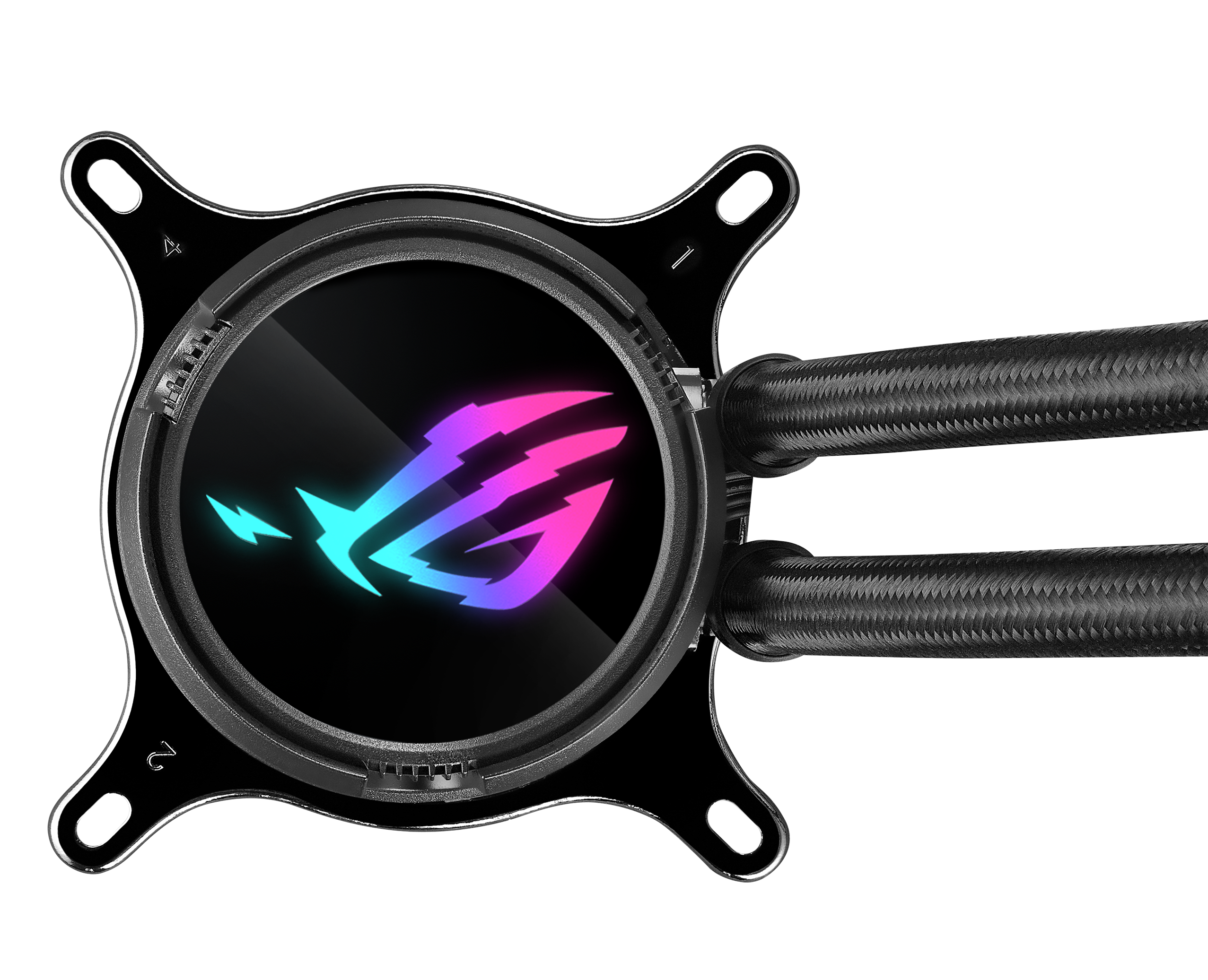 ASUS ROG Strix LC III 360 all-in-one CPU liquid cooler with 360 rotatable water block 7th gen V2 Asetek pump Premium ROG fans