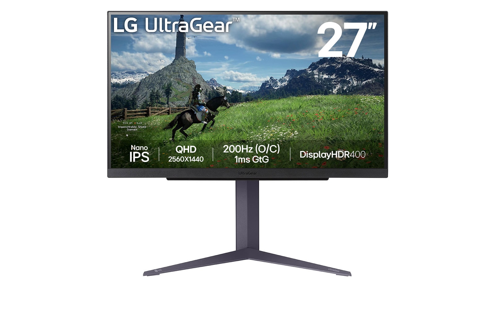 LG 27GS85Q-B.AEU 27inch QHD 180Hz 1ms Gaming Monitor DP HMDI