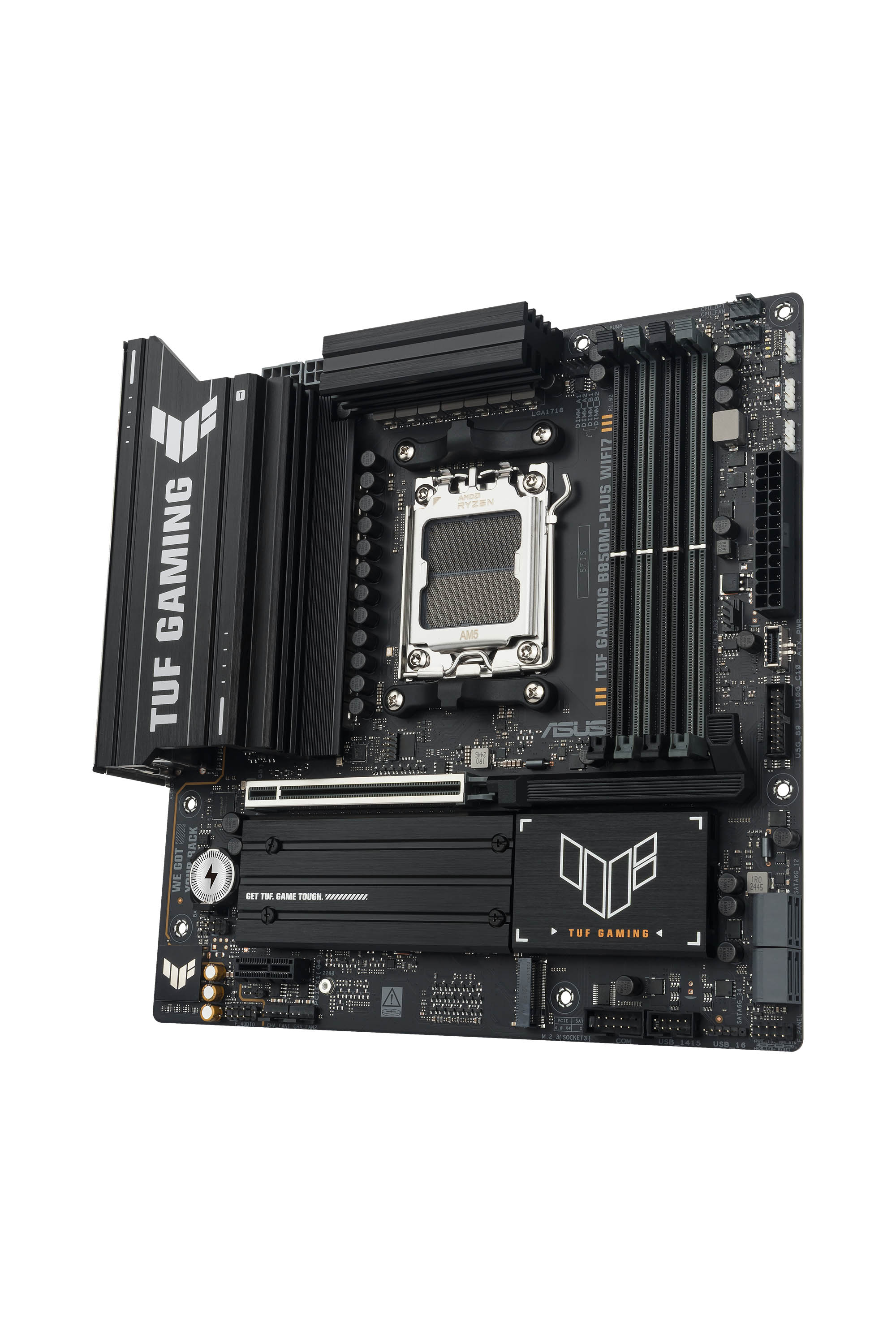 ASUS AMD TUF GAMING B850M-PLUS WIFI7 Micro-ATX motherboard DDR5 PCIe 5.0 3xM.2 1xHDMI 1xDisplayPort