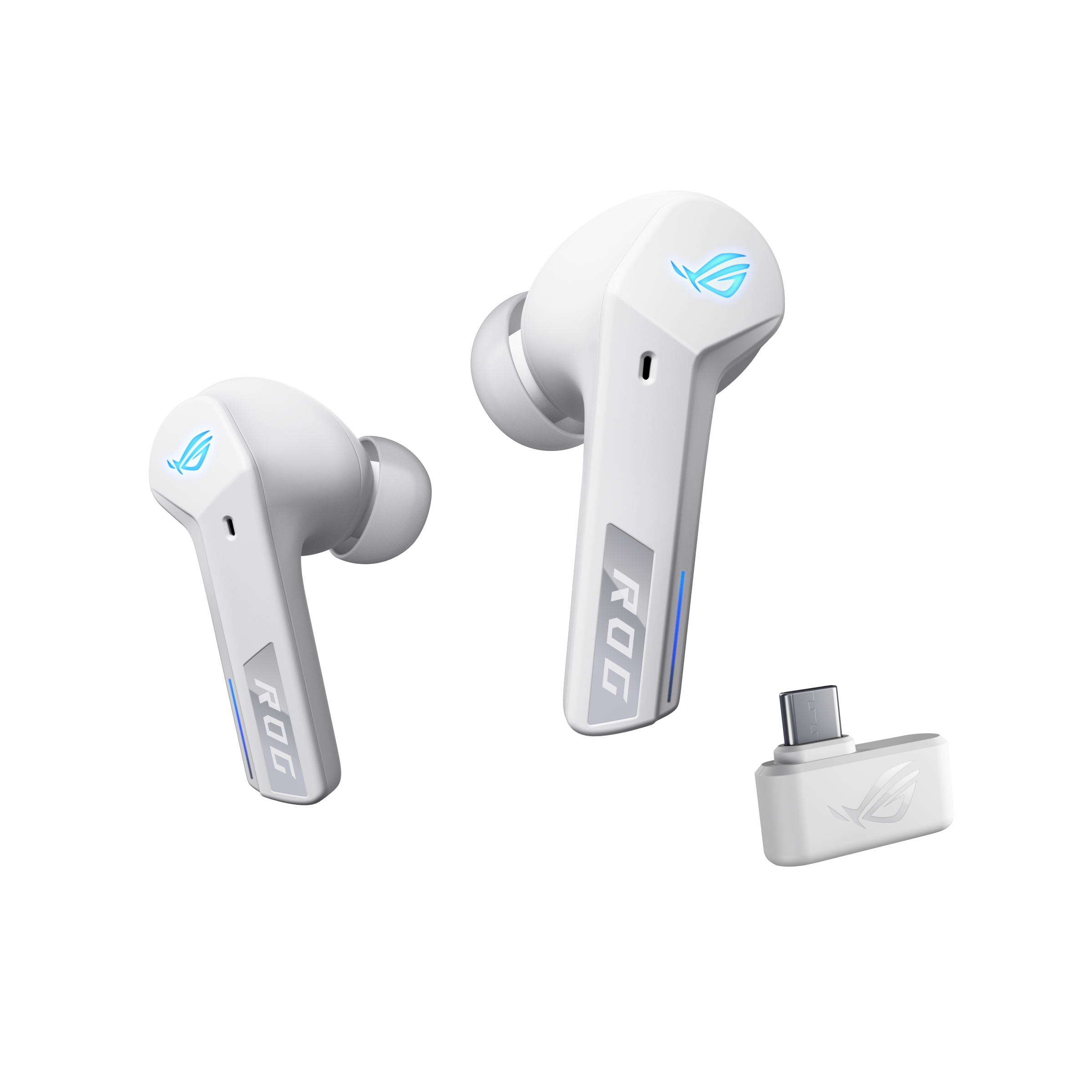 ASUS ROG Cetra True Wireless Gaming Headphones Moonlight White