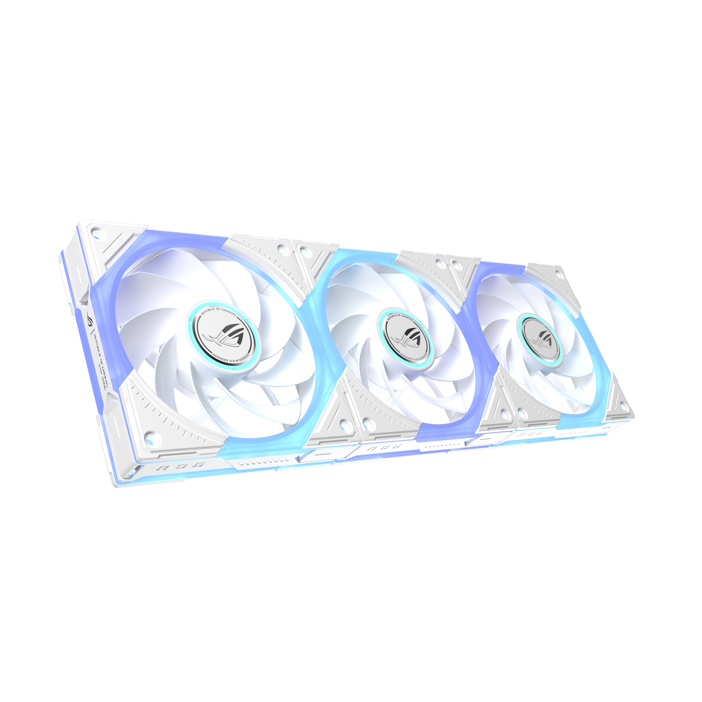 ASUS ROG Eurux GR120 ARGB Reverse Fan White Edition - Triple Pack