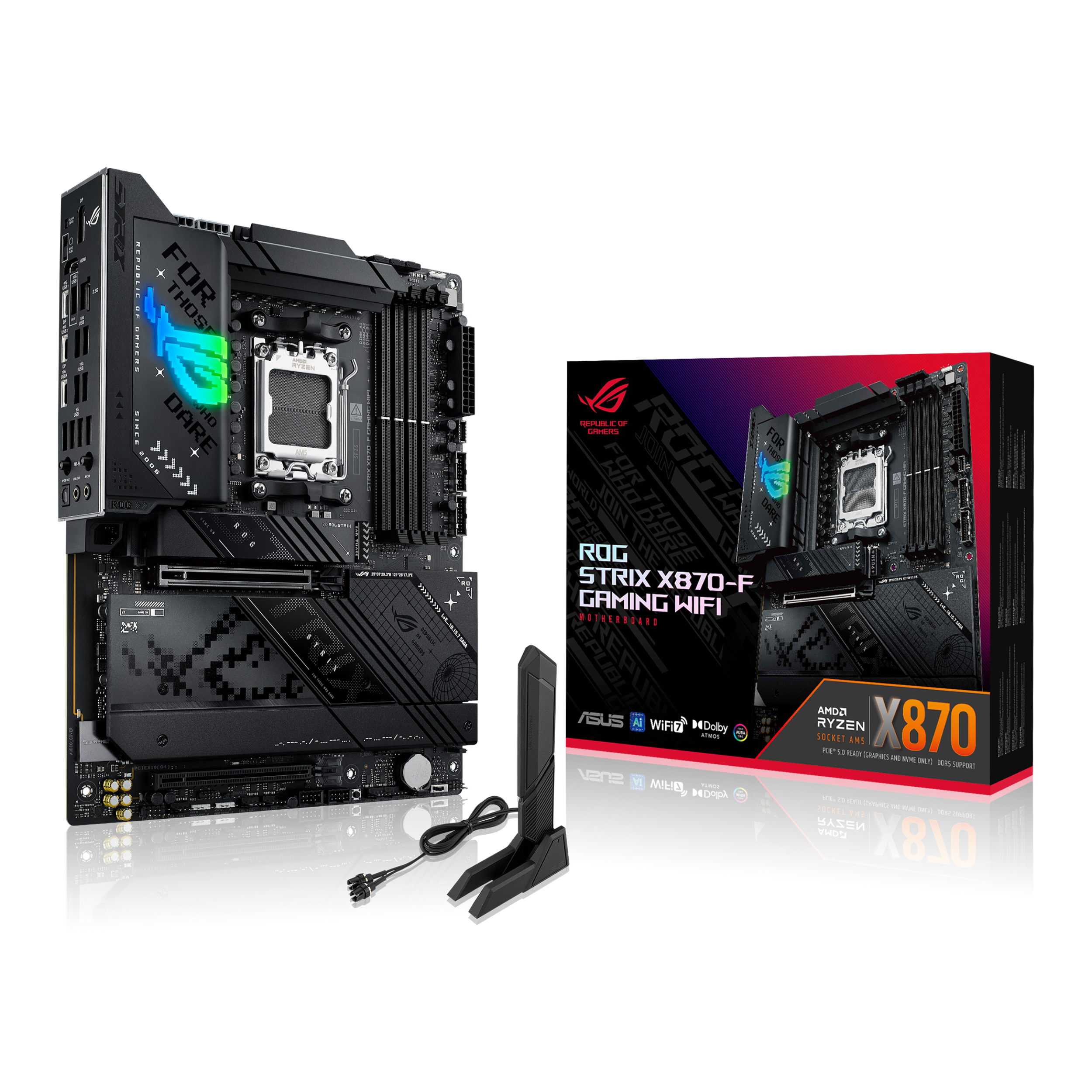 ASUS ROG STRIX X870-F GAMING WIFI AM5 DDR5 ATX MB