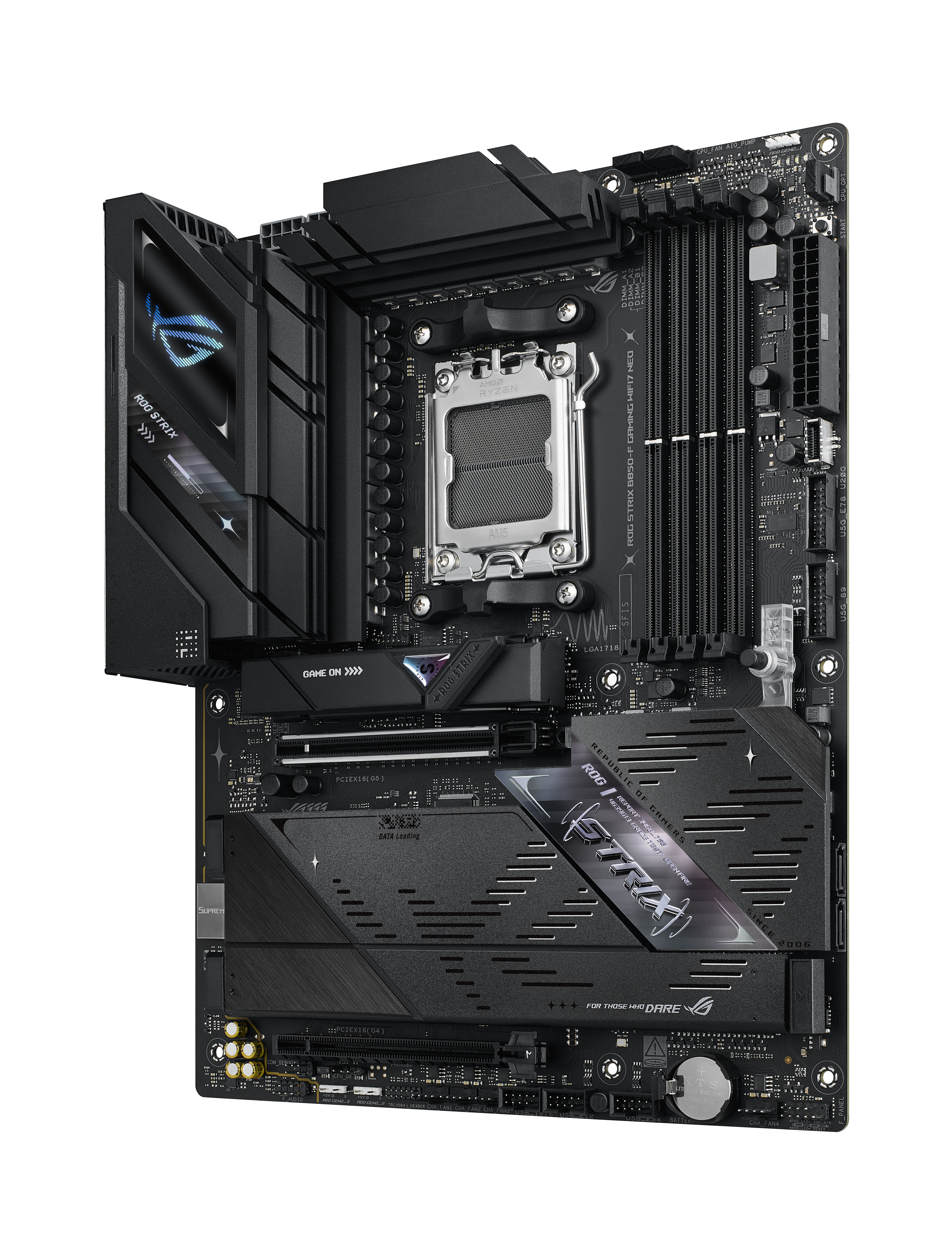 ASUS ROG STRIX B850-F GAMING WIFI7 NEO AMD ATX motherboard DDR5 PCIe 5.0 4xM.2