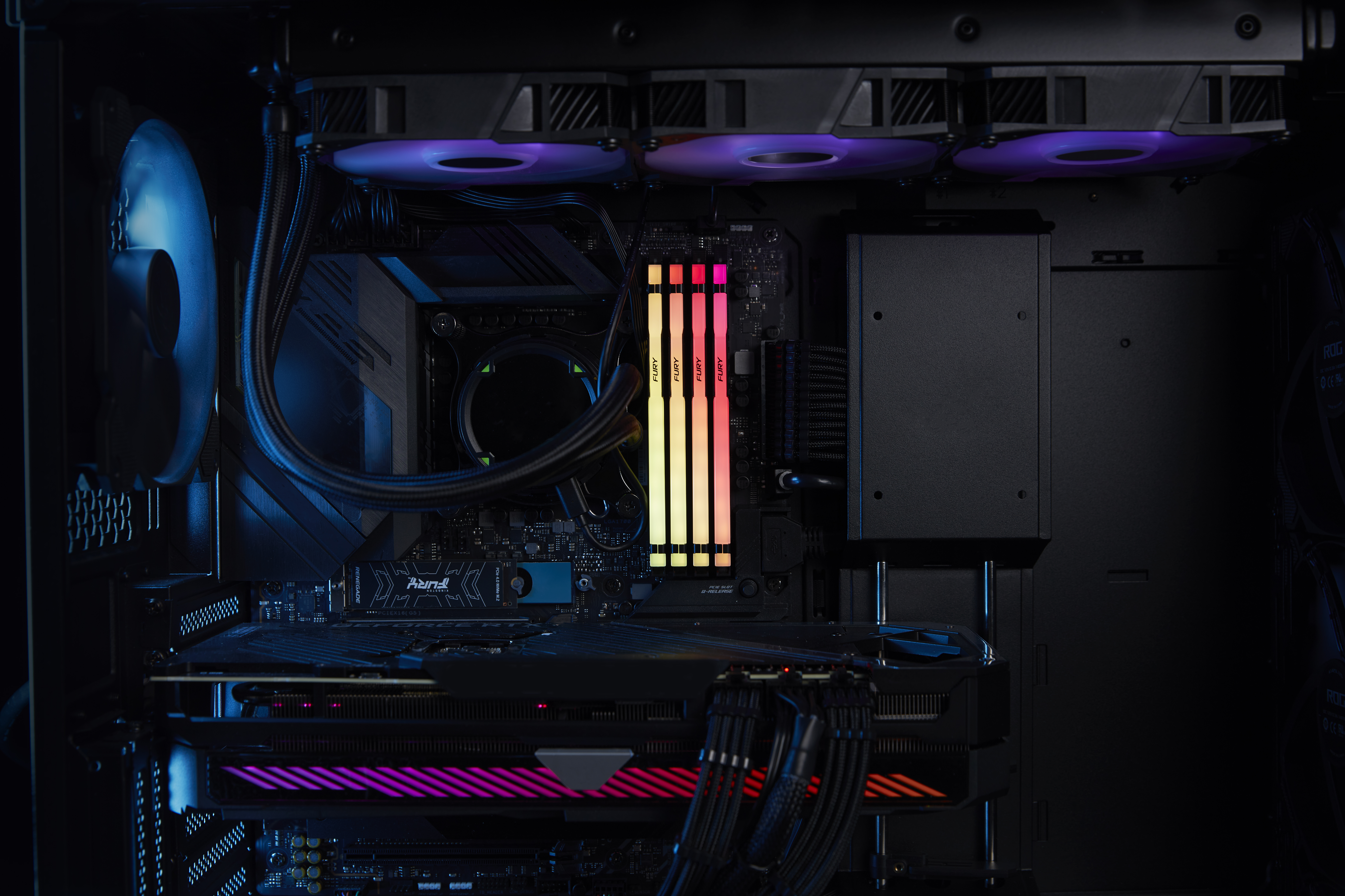 KINGSTON 32GB 6000MT/s DDR5 CL36 DIMM Kit of 2 FURY Beast RGB EXPO