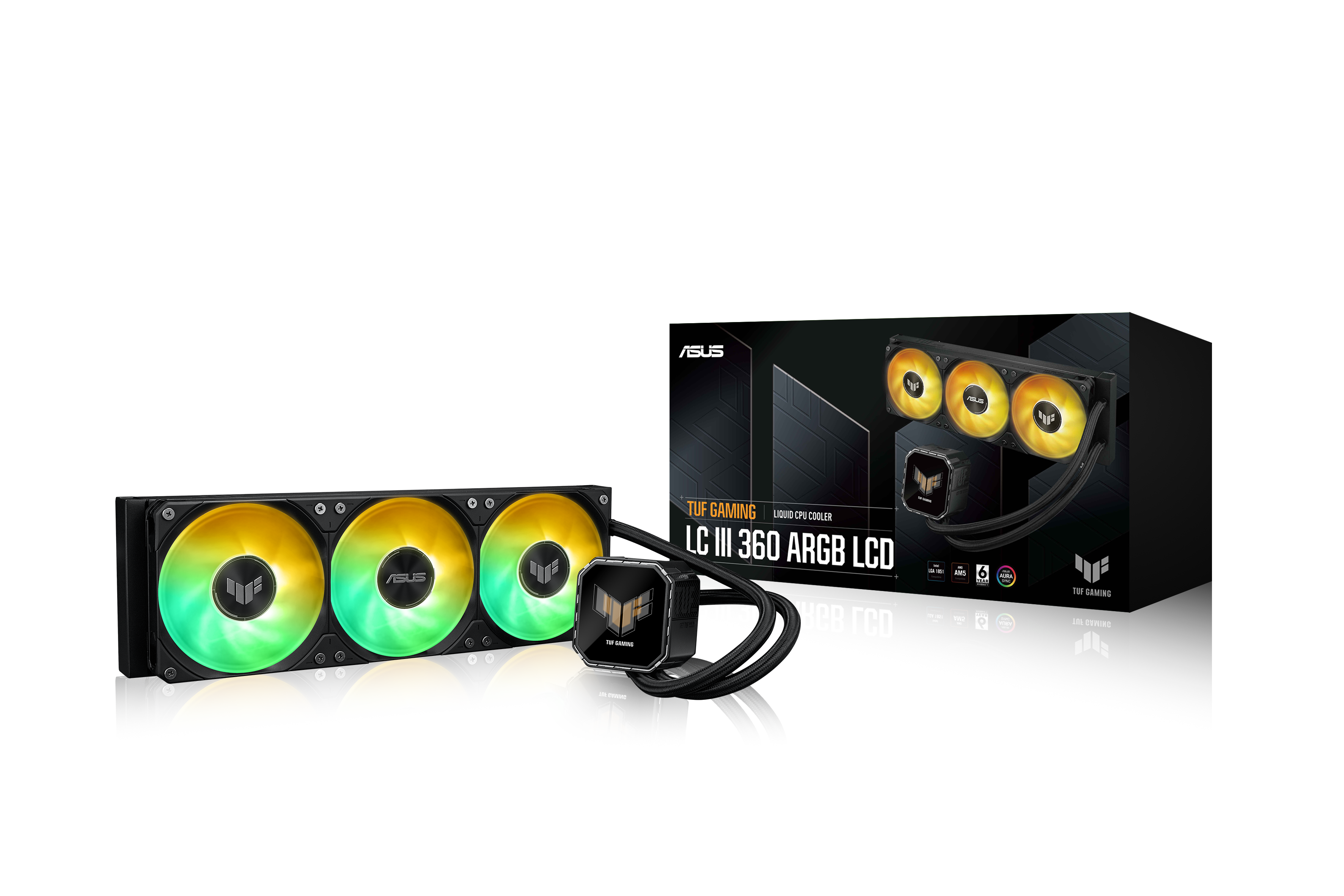 ASUS TUF GAMING LC III 360 ARGB LCD all-in-one cooler