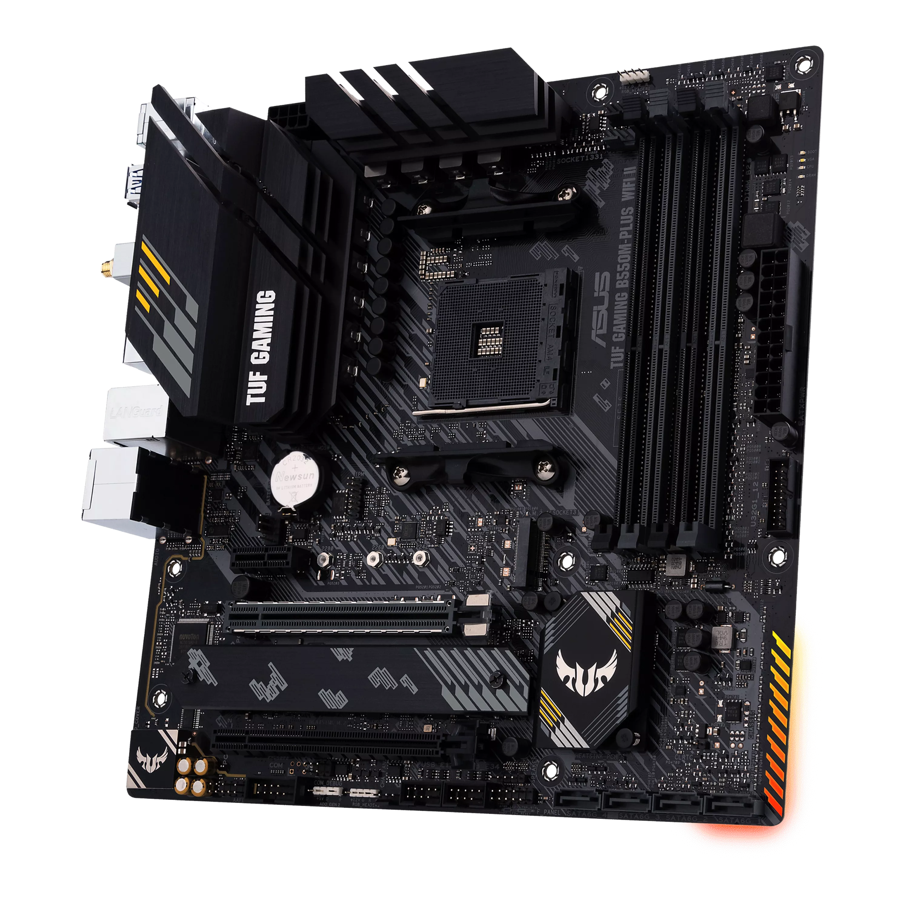 ASUS TUF GAMING B550M-PLUS WIFI II AM4 Socket 4x4DDR 1xHDMI 1xDP 2xM.2