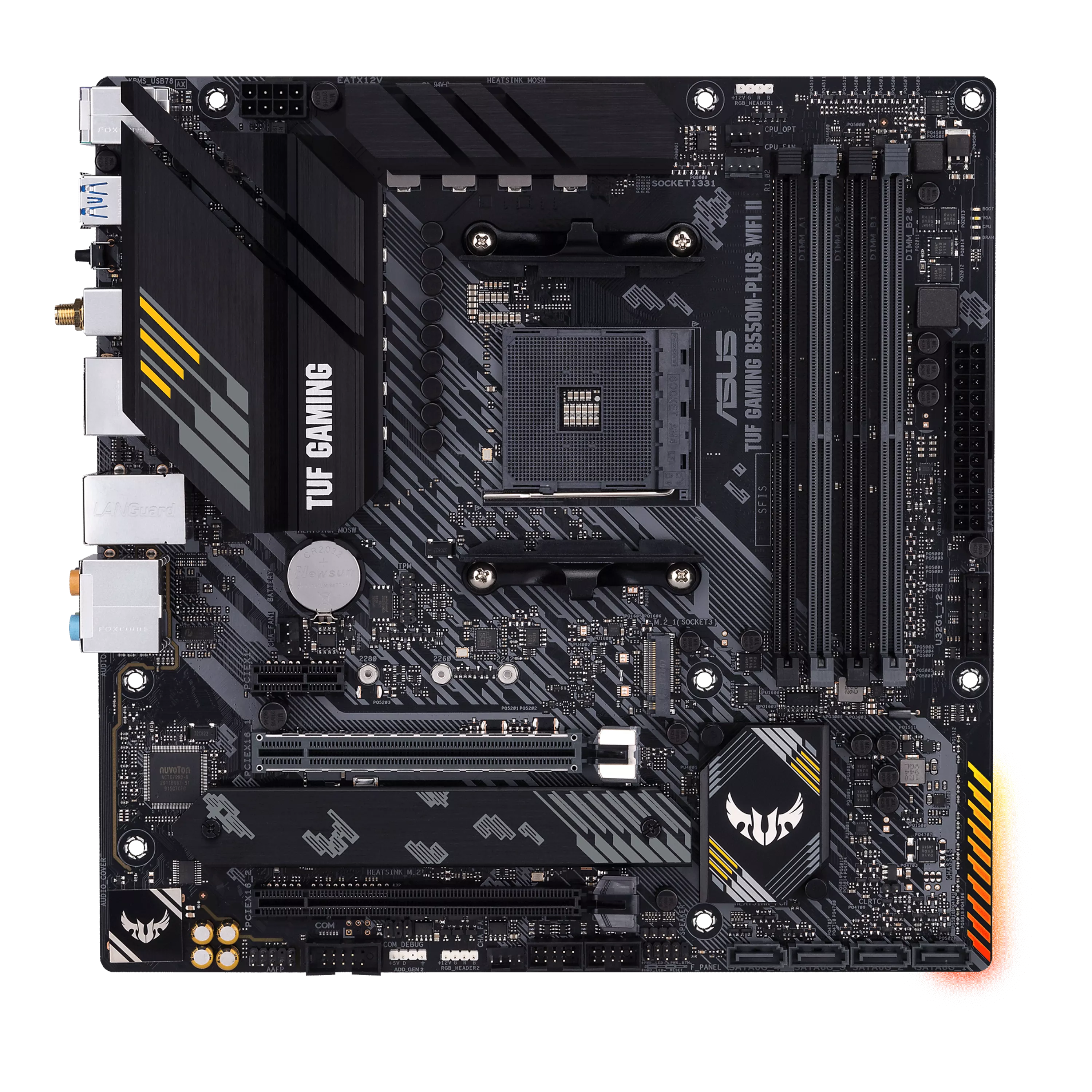 ASUS TUF GAMING B550M-PLUS WIFI II AM4 Socket 4x4DDR 1xHDMI 1xDP 2xM.2
