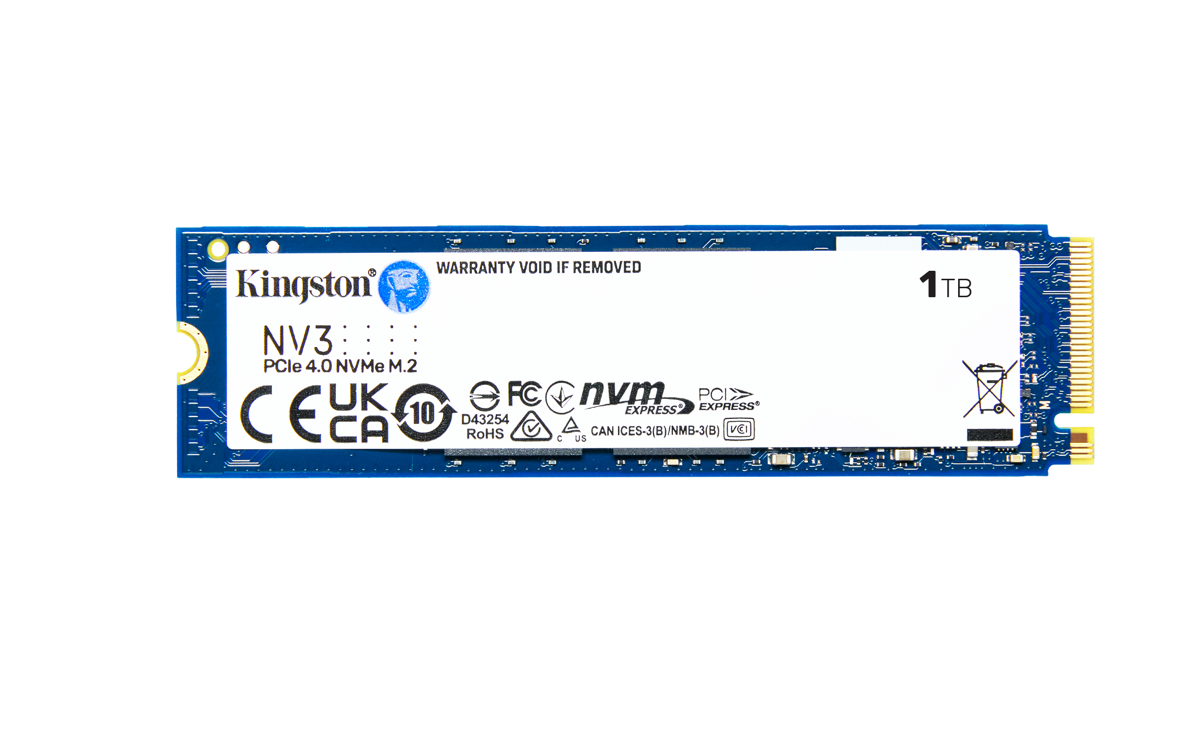 KINGSTON 1000GB NV3 M.2 2280 PCIe 4.0 NVMe SSD