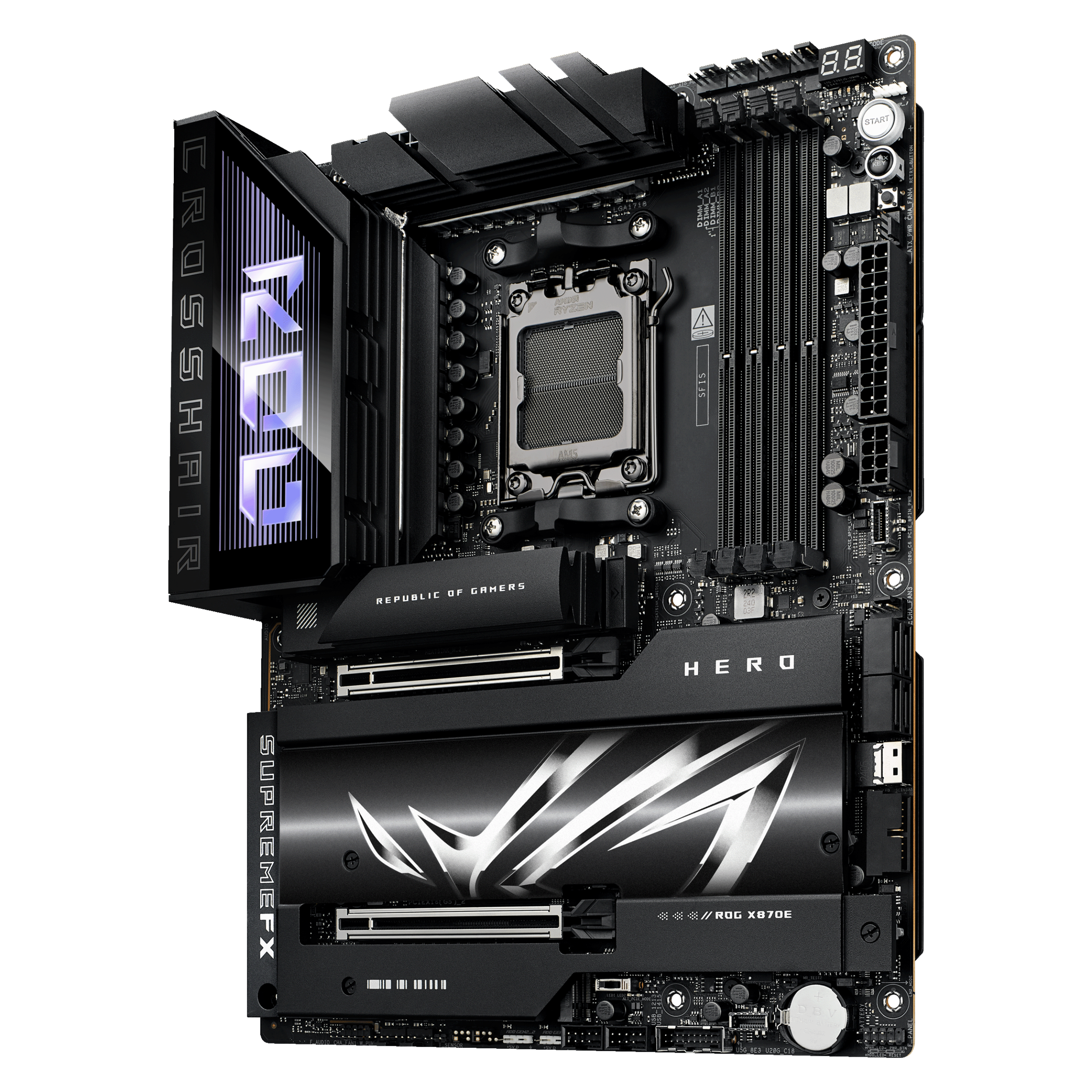 ASUS ROG CROSSHAIR X870E HERO AM5 DDR5 ATX MB