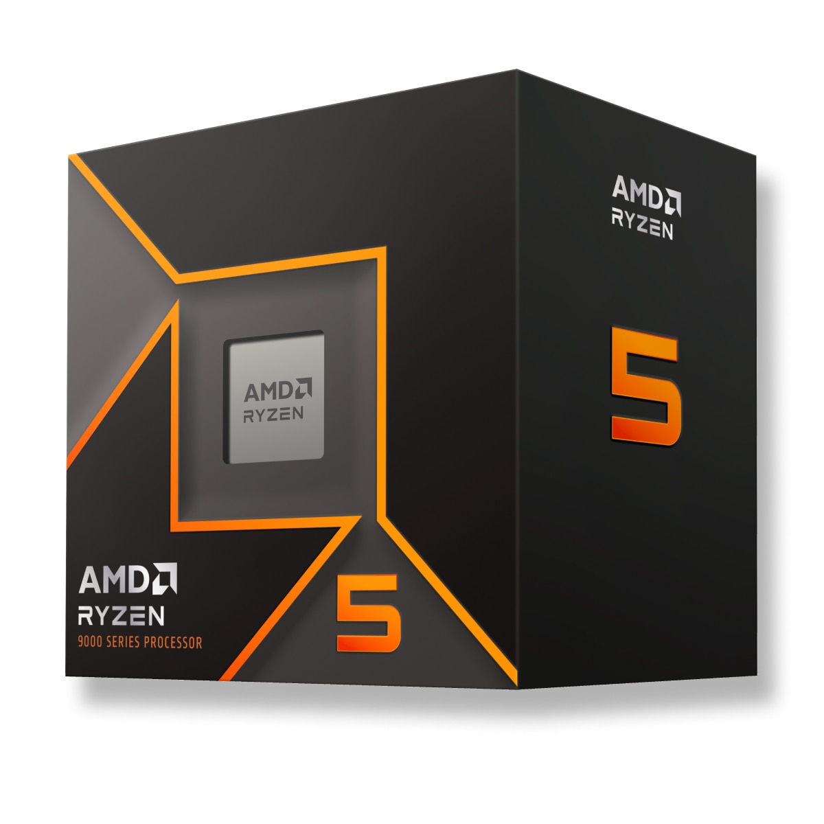 AMD Ryzen 5 9600 5.2GHz AM5 6C/12T 65W 38MB Processor with Wraith Stealth Cooler Box