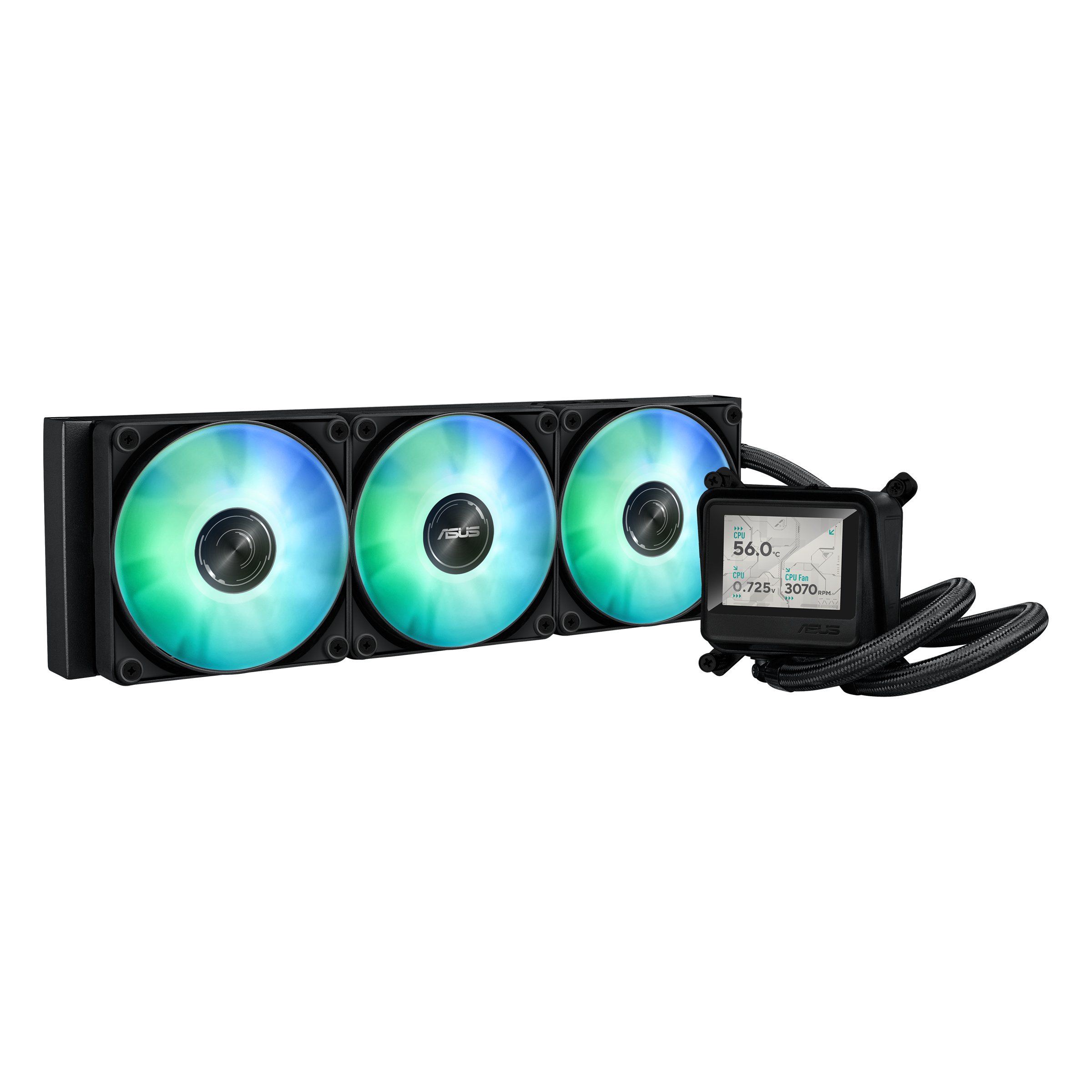 ASUS MAX GAMING LC 360 ARGB LCD all-in-one liquid CPU cooler
