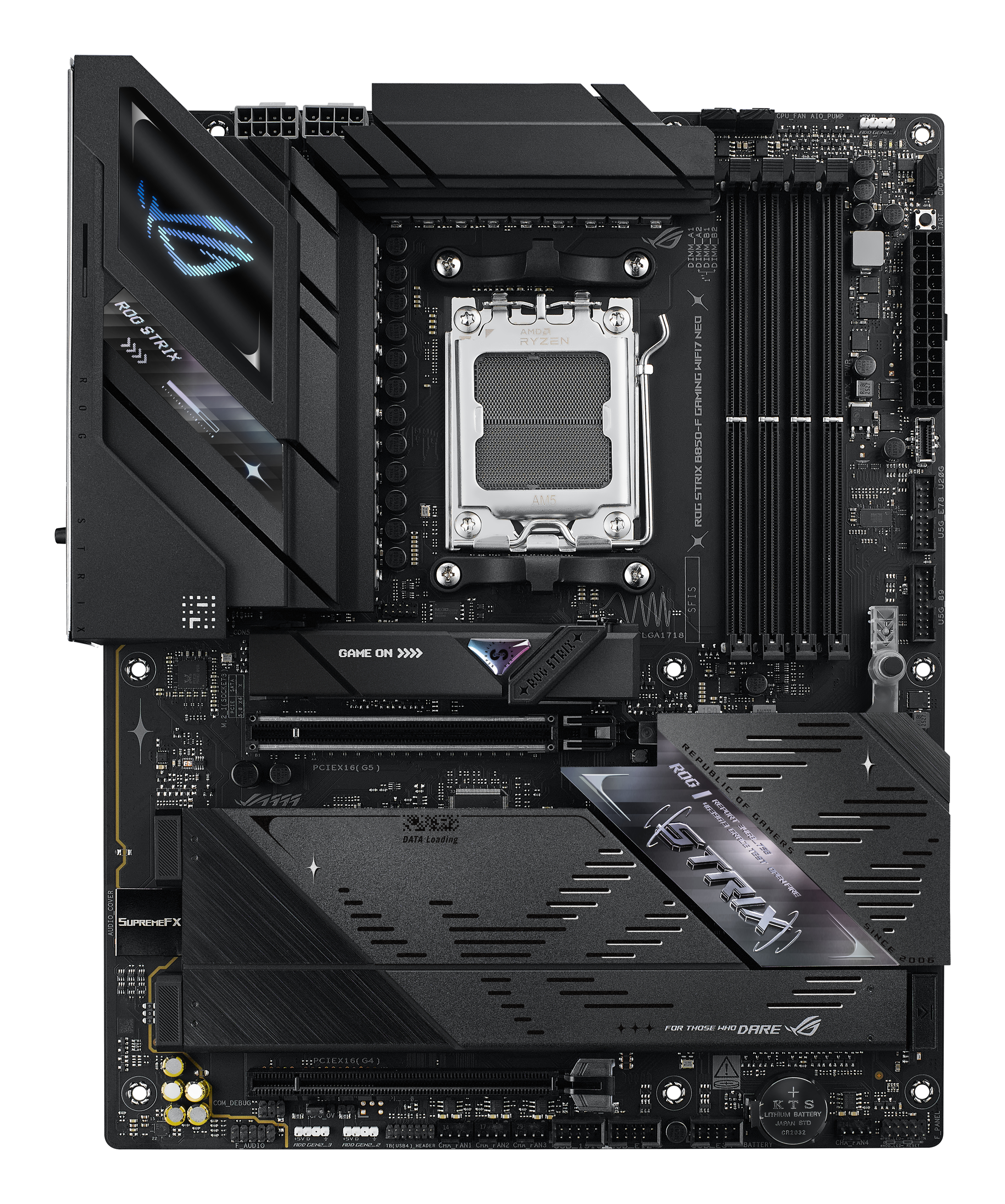 ASUS ROG STRIX B850-F GAMING WIFI7 NEO AMD ATX motherboard DDR5 PCIe 5.0 4xM.2