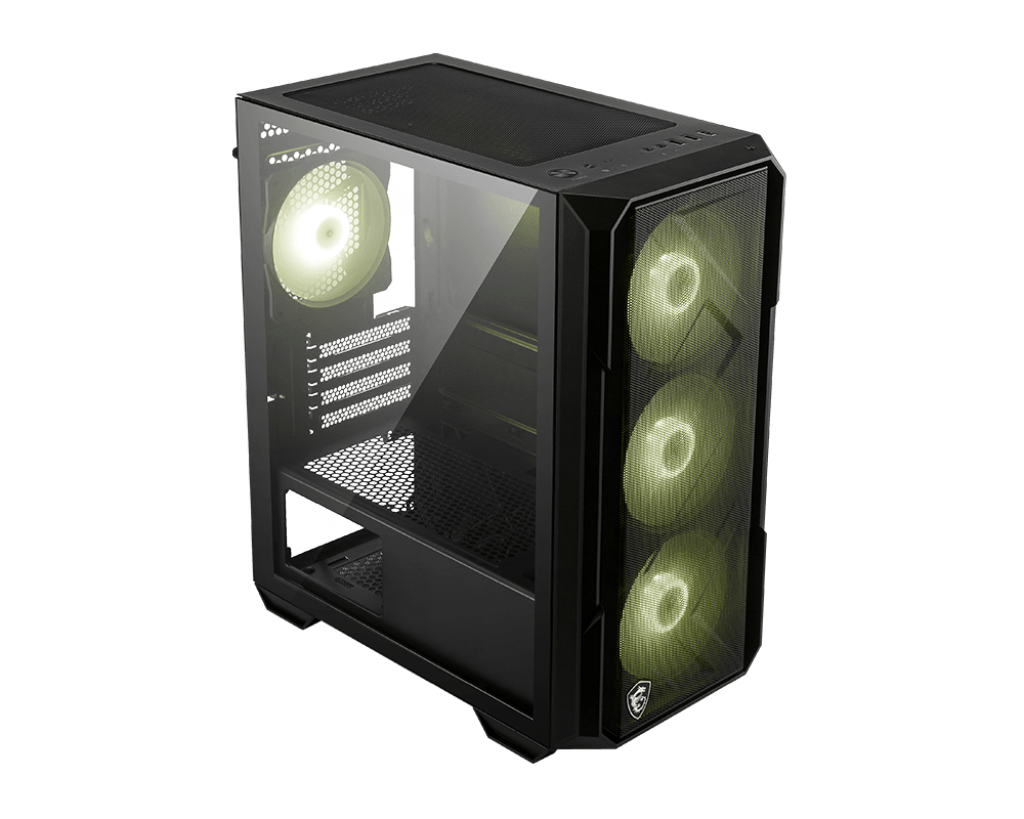 MSI MAG FORGE M120R AIRFLOW Global 1xUSB 3.0 2xUSB 2.0 4x120mm ARGB Fan ESD ARGB Control Board Tempered Glass Window Brown Box