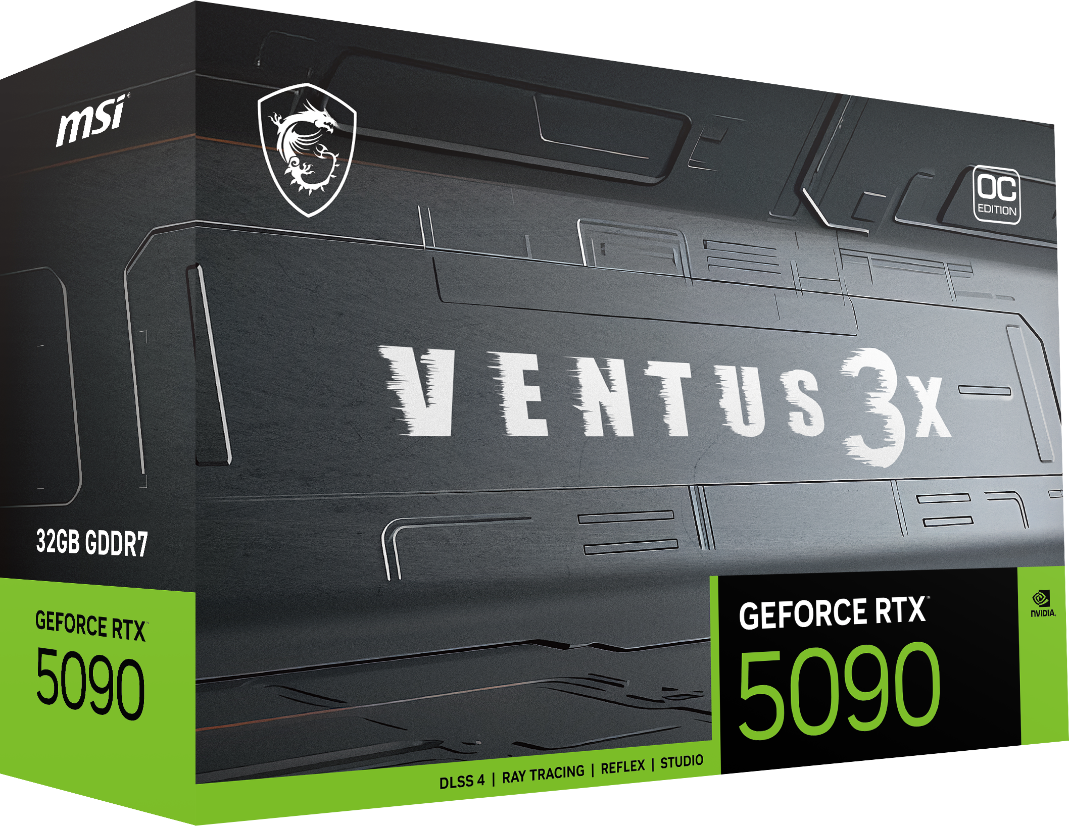 MSI NVIDIA GeForce RTX 5090 32GB VENTUS 3X OC GDDR7 512bit Gaming Graphics card