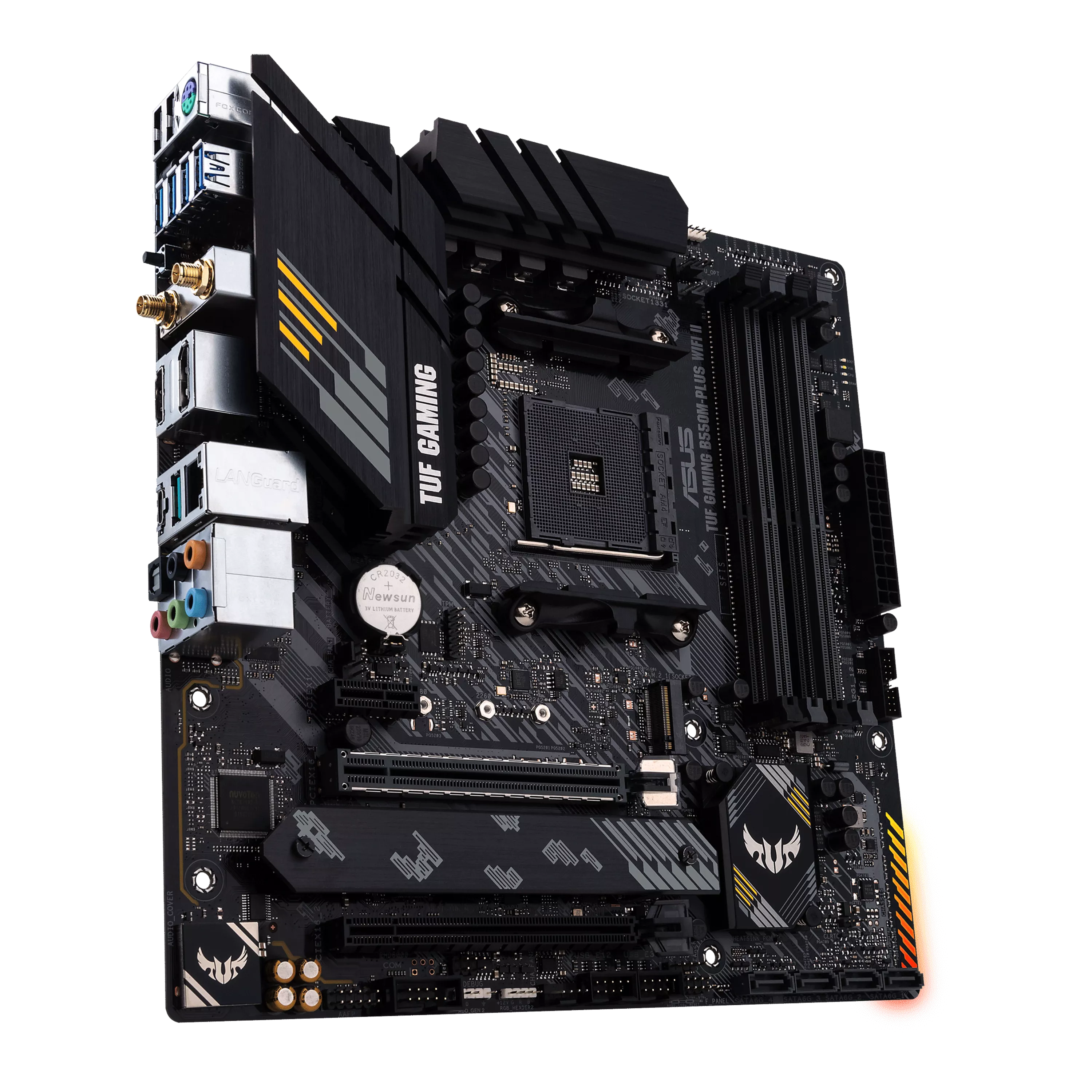 ASUS TUF GAMING B550M-PLUS WIFI II AM4 Socket 4x4DDR 1xHDMI 1xDP 2xM.2