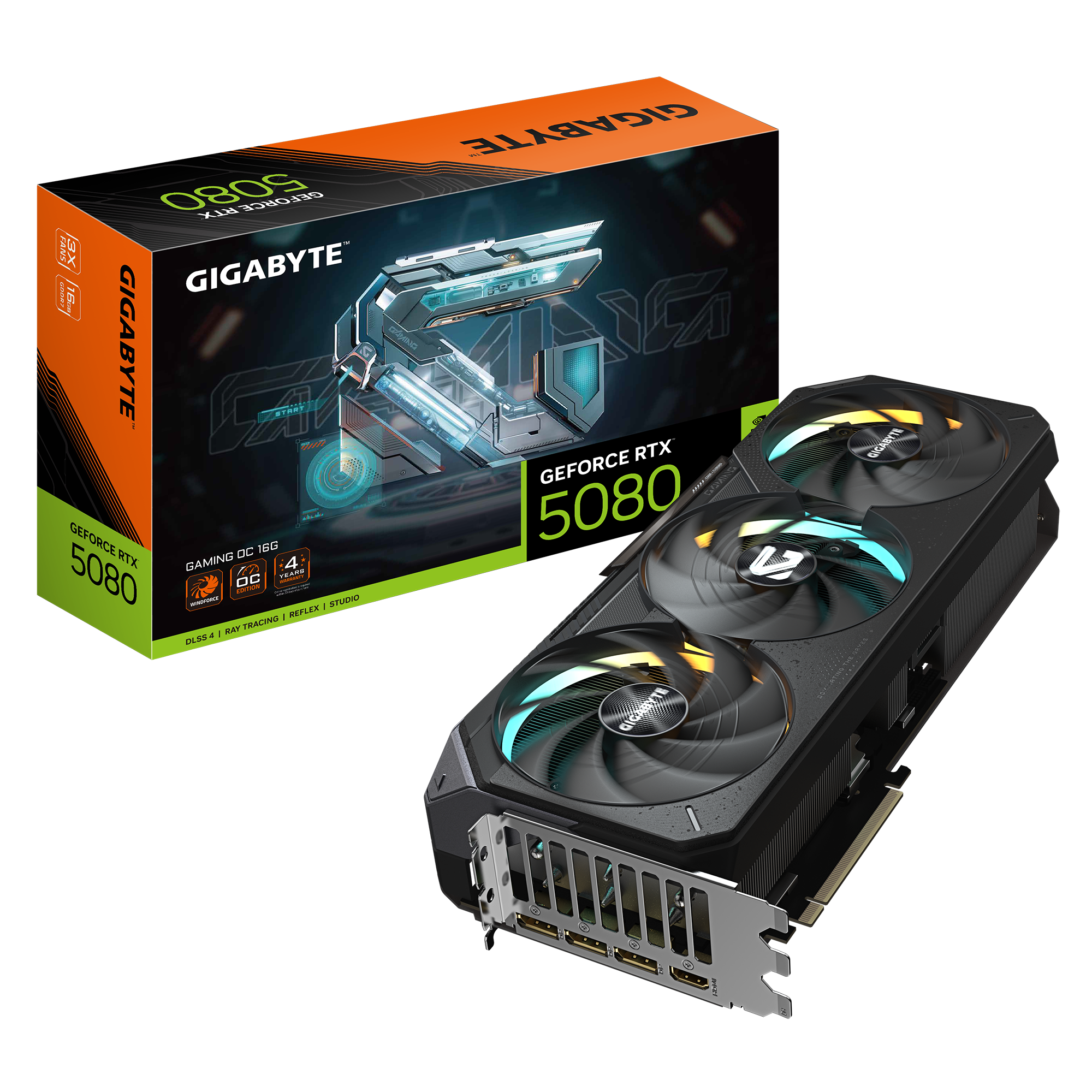GIGABYTE GeForce RTX 5080 GAMING OC 16GB VGA