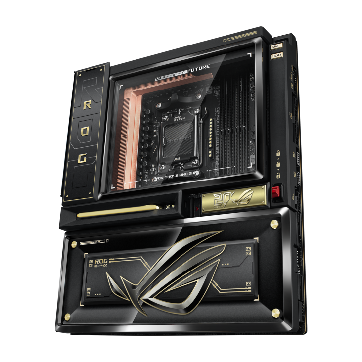 ASUS ROG CROSSHAIR X870E EDITION 20 AM5 4xDDR5 9xM.2 4xSATA