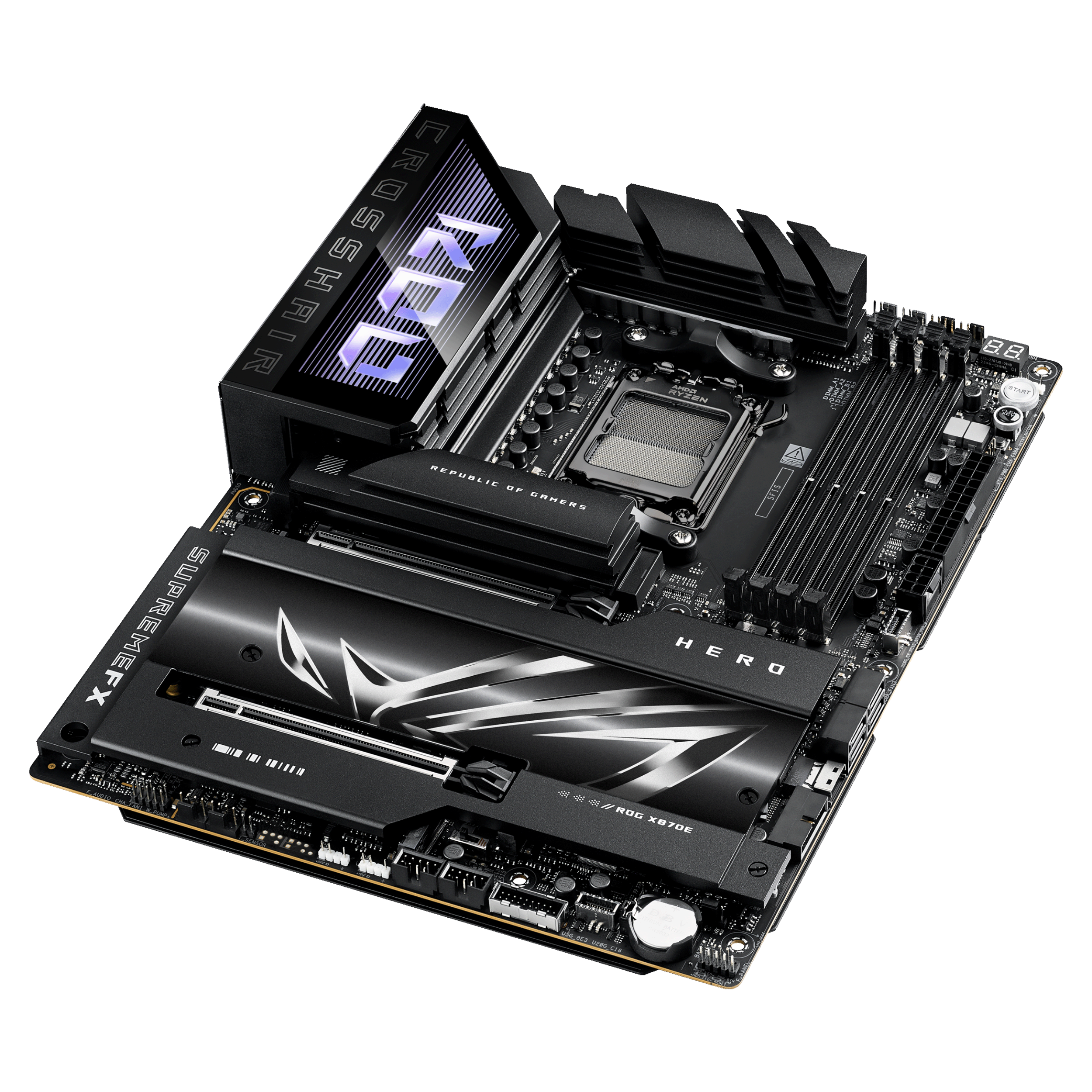 ASUS ROG CROSSHAIR X870E HERO AM5 DDR5 ATX MB
