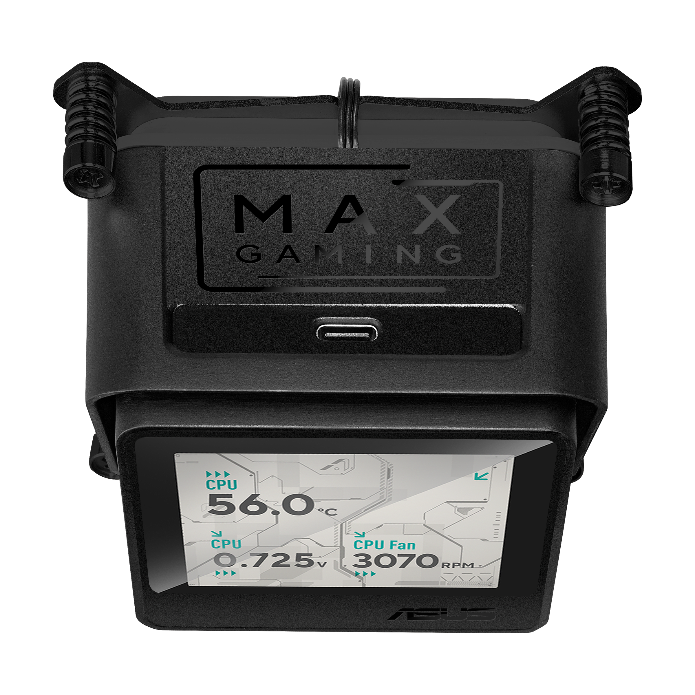 ASUS MAX GAMING LC 360 ARGB LCD all-in-one liquid CPU cooler