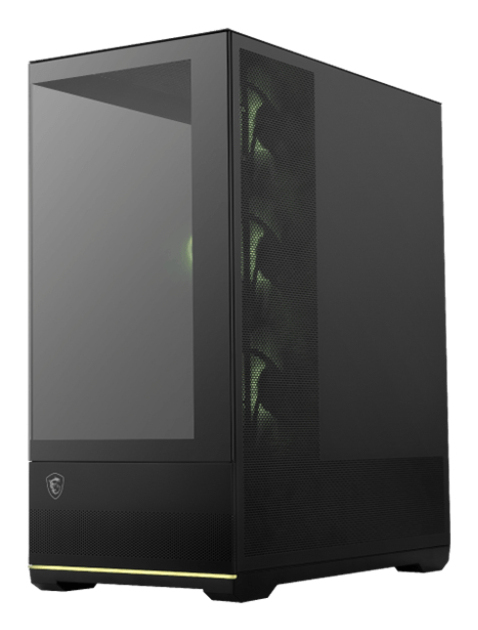 MSI MAG PANO 110R PZ Case ARGB Reverse Blade Fan 1x120mm ARGB Fan ARGB+PWM Control Board Glass Window 2xUSB 3.2 Gen 1