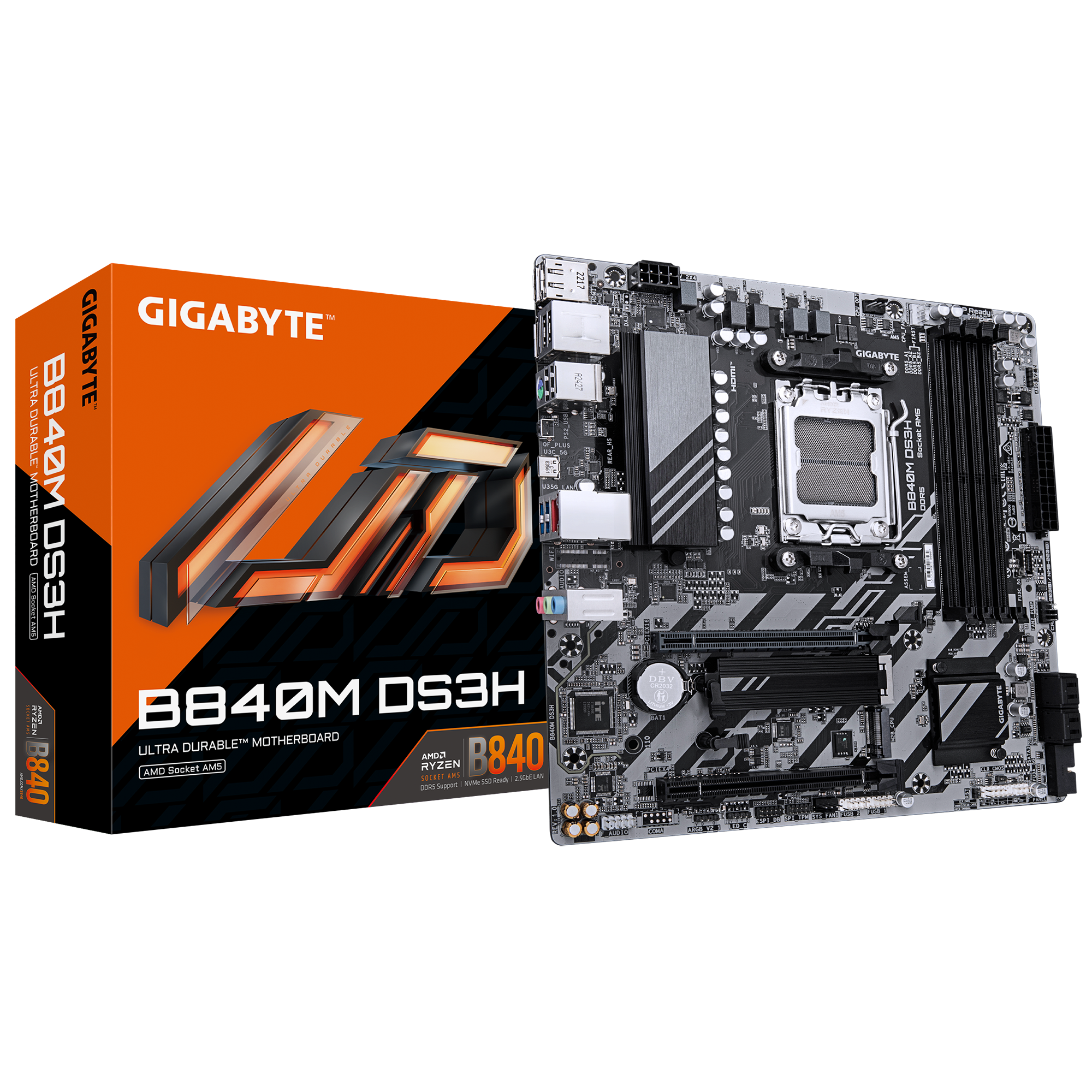 GIGABYTE B840M DS3H AM5 1xHDMI 2xDP