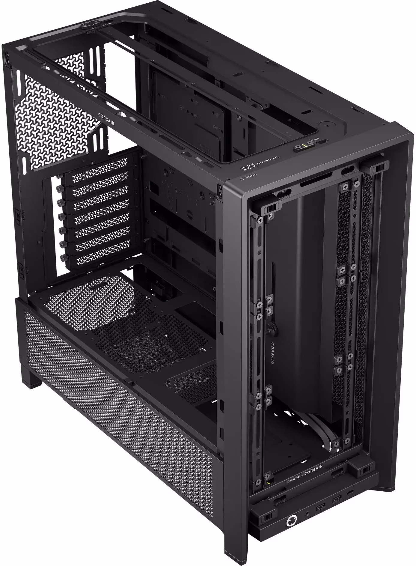 CORSAIR FRAME 4000D Modular High Airflow Mid-Tower PC Case Black