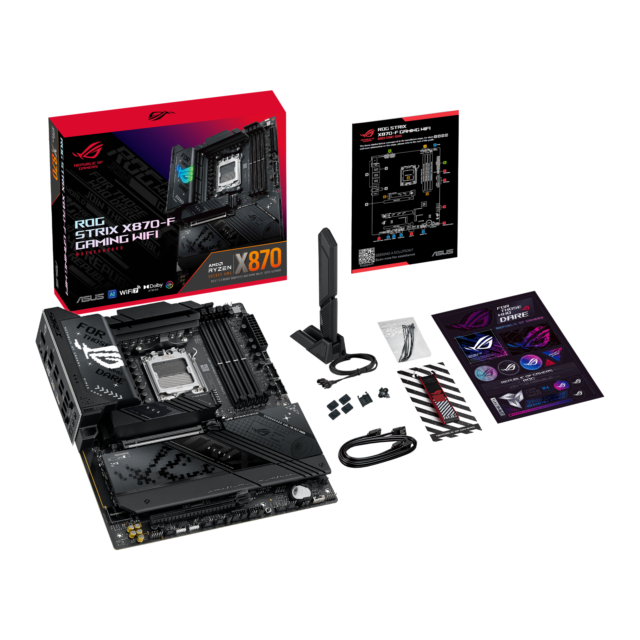 ASUS ROG STRIX X870-F GAMING WIFI AM5 DDR5 ATX MB