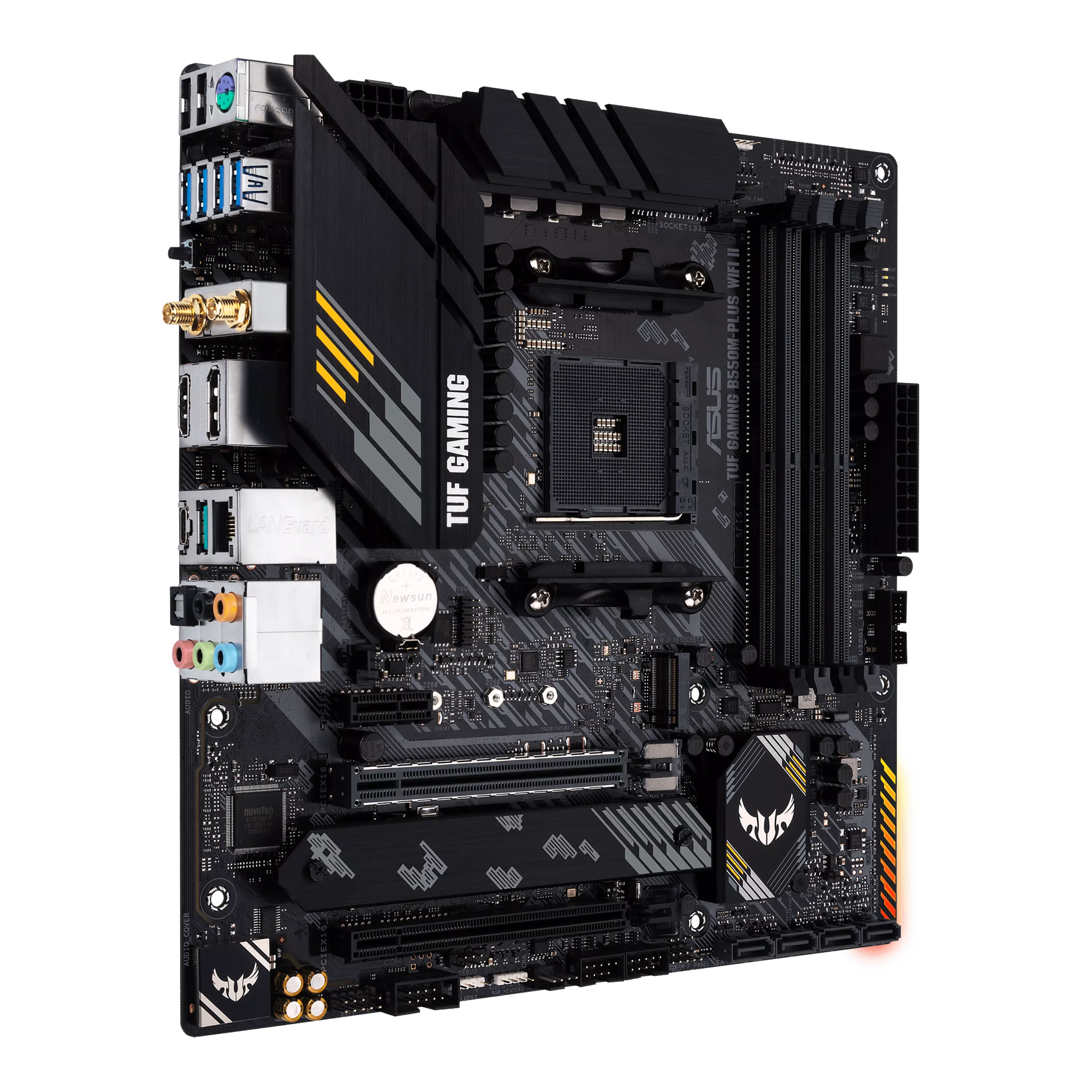 ASUS TUF GAMING B550M-PLUS WIFI II AM4 Socket 4x4DDR 1xHDMI 1xDP 2xM.2