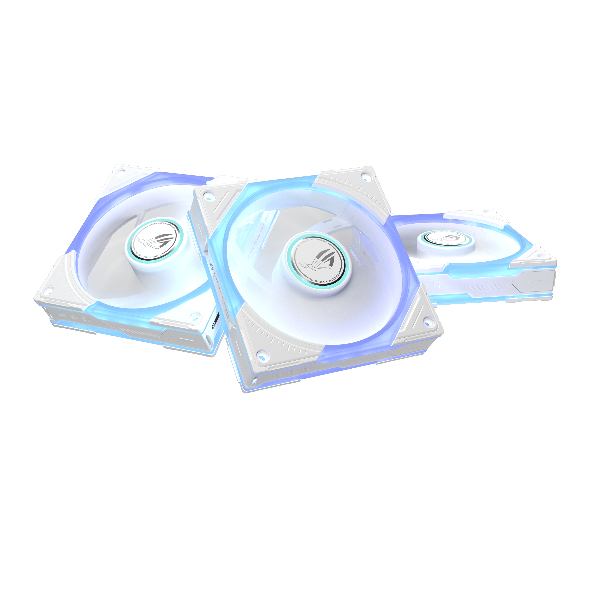 ASUS ROG Eurux GR120 ARGB Reverse Fan White Edition - Triple Pack