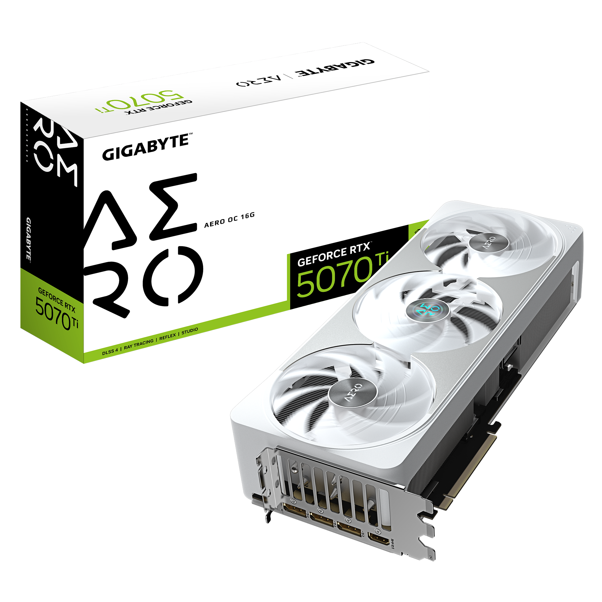 GIGABYTE GeForce RTX 5070 Ti AERO OC 16GB GDDR7 3xDP 1xHDMI VGA