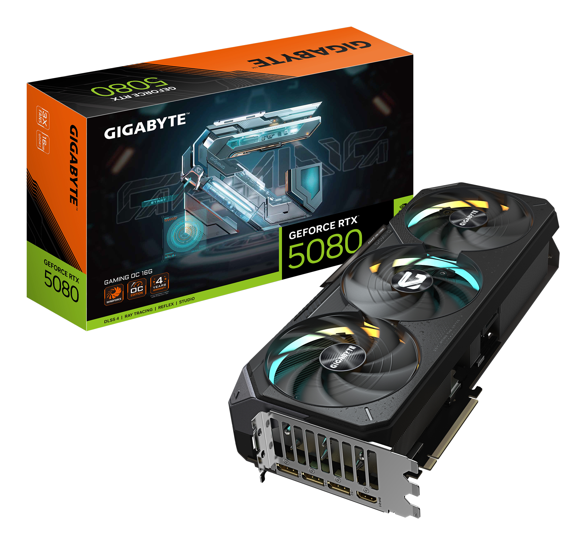GIGABYTE GeForce RTX 5080 GAMING OC 16GB VGA