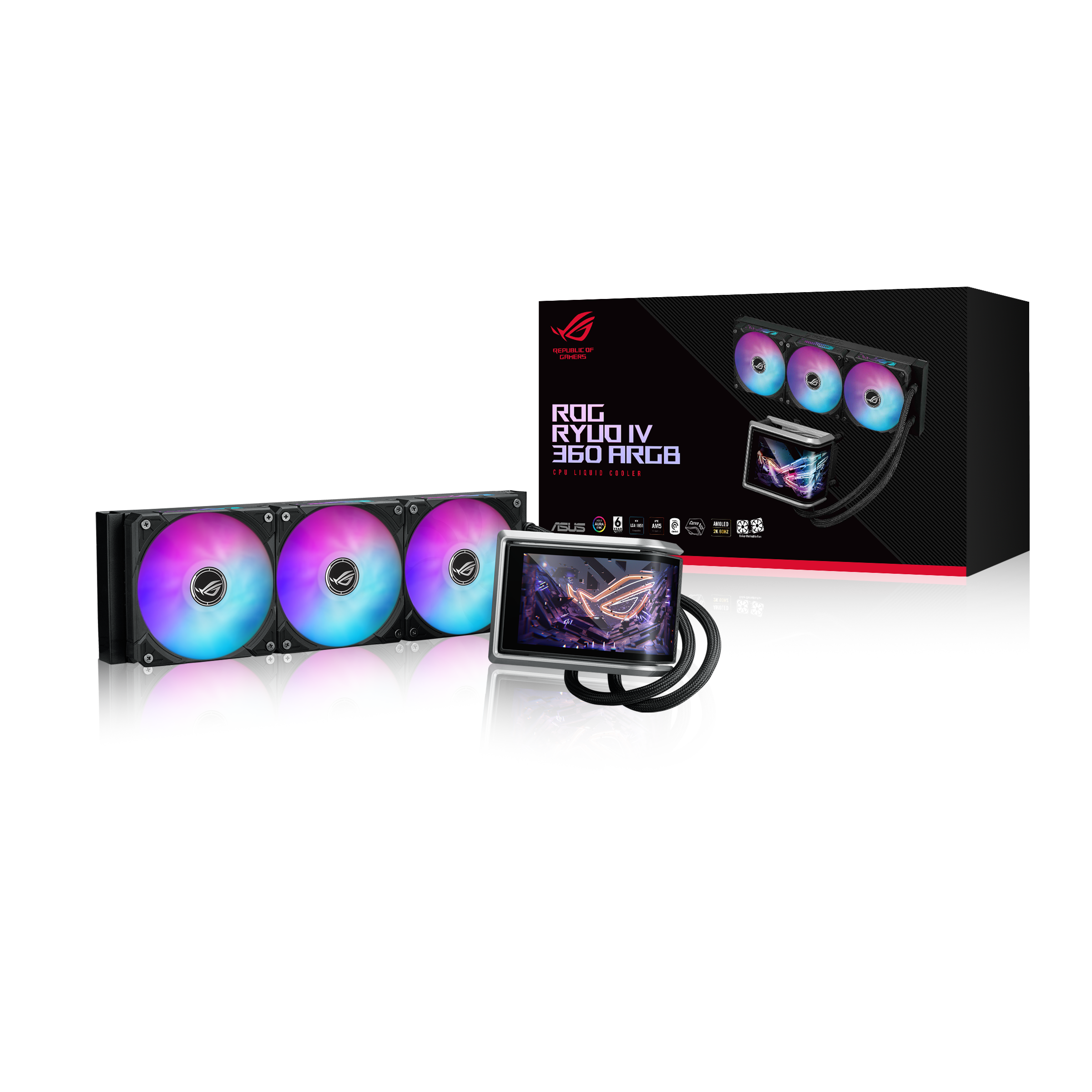 ASUS ROG RYUO IV 360 ARGB AIO liquid cooler