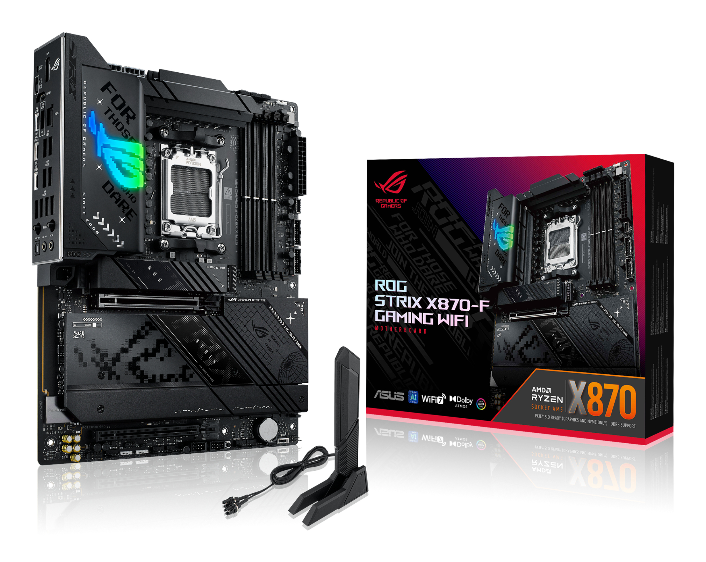 ASUS ROG STRIX X870-F GAMING WIFI AM5 DDR5 ATX MB