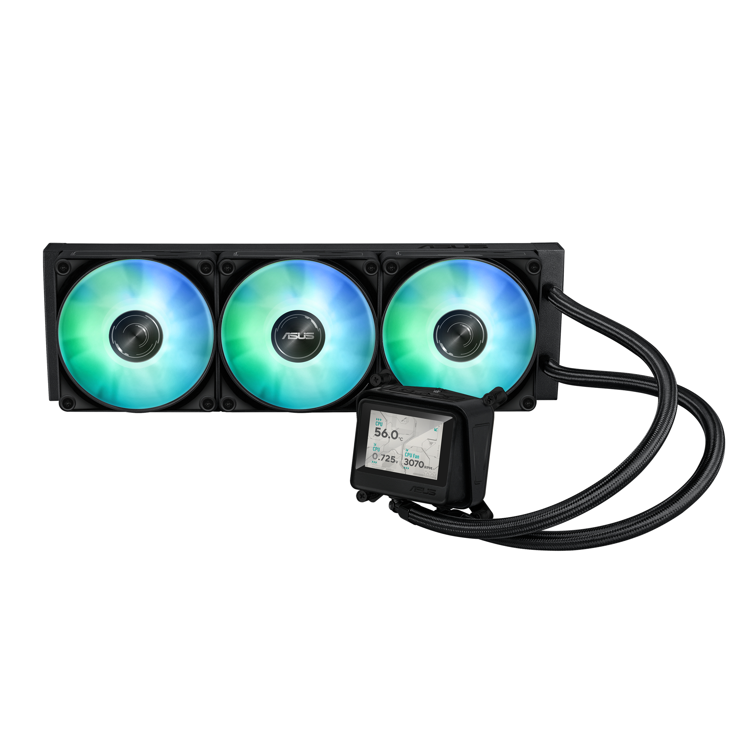 ASUS MAX GAMING LC 360 ARGB LCD all-in-one liquid CPU cooler
