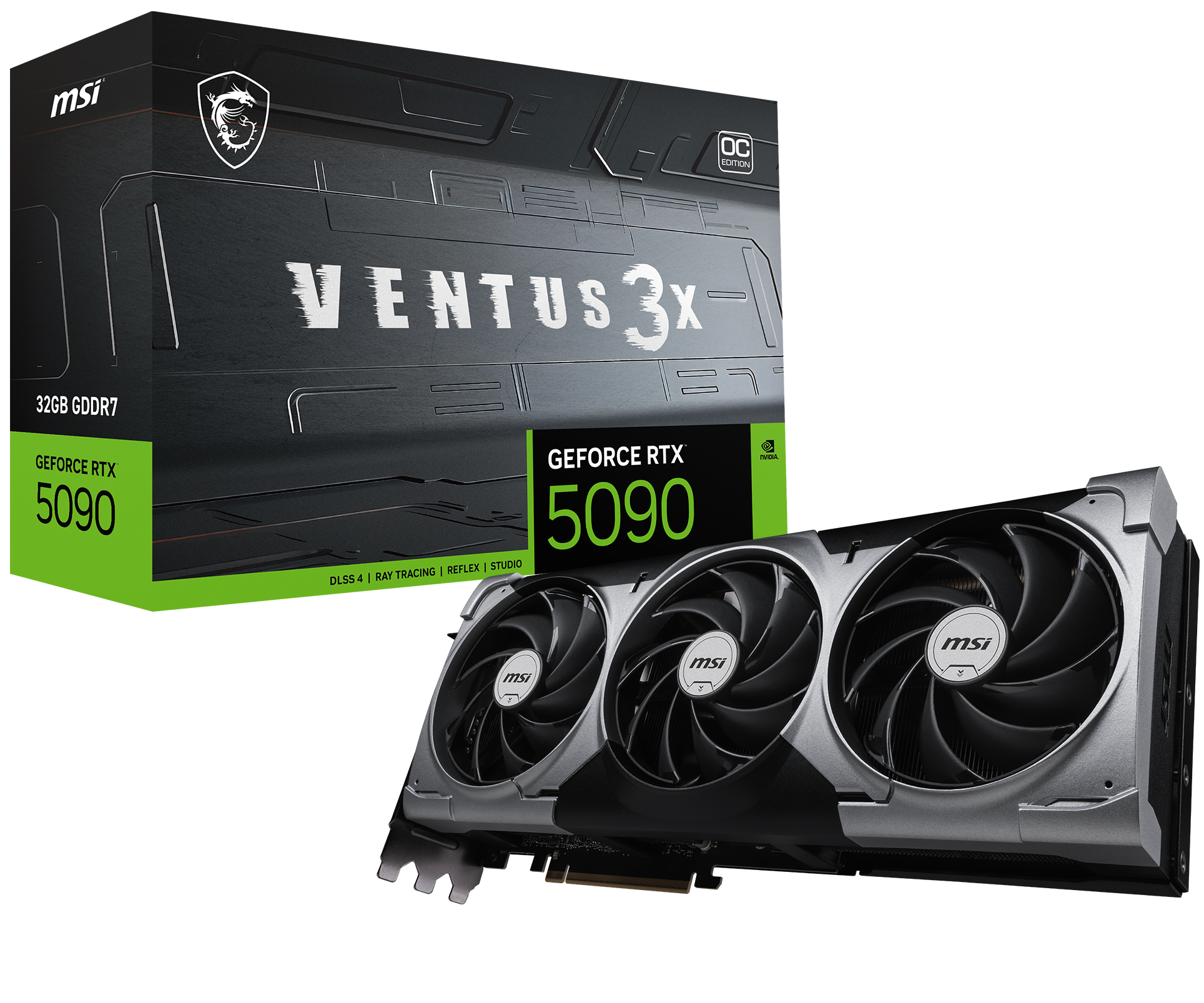 MSI NVIDIA GeForce RTX 5090 32GB VENTUS 3X OC GDDR7 512bit Gaming Graphics card
