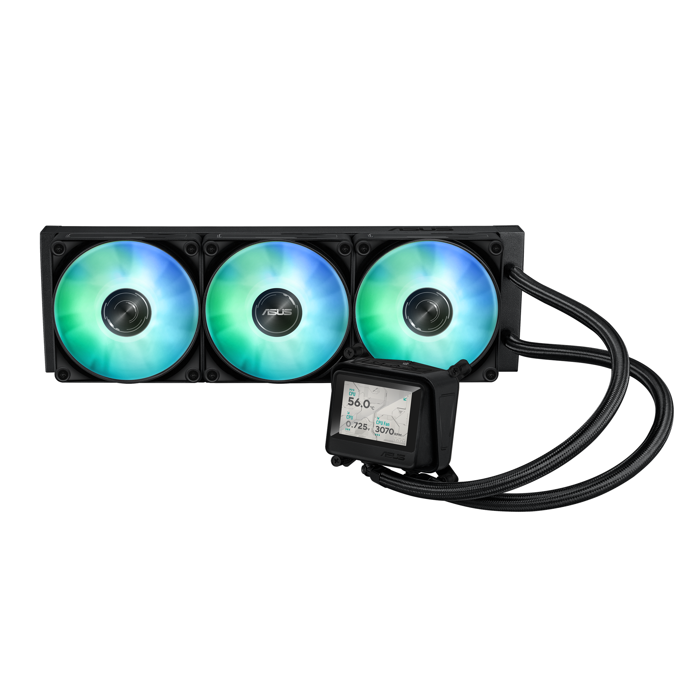 ASUS MAX GAMING LC 360 ARGB LCD all-in-one liquid CPU cooler