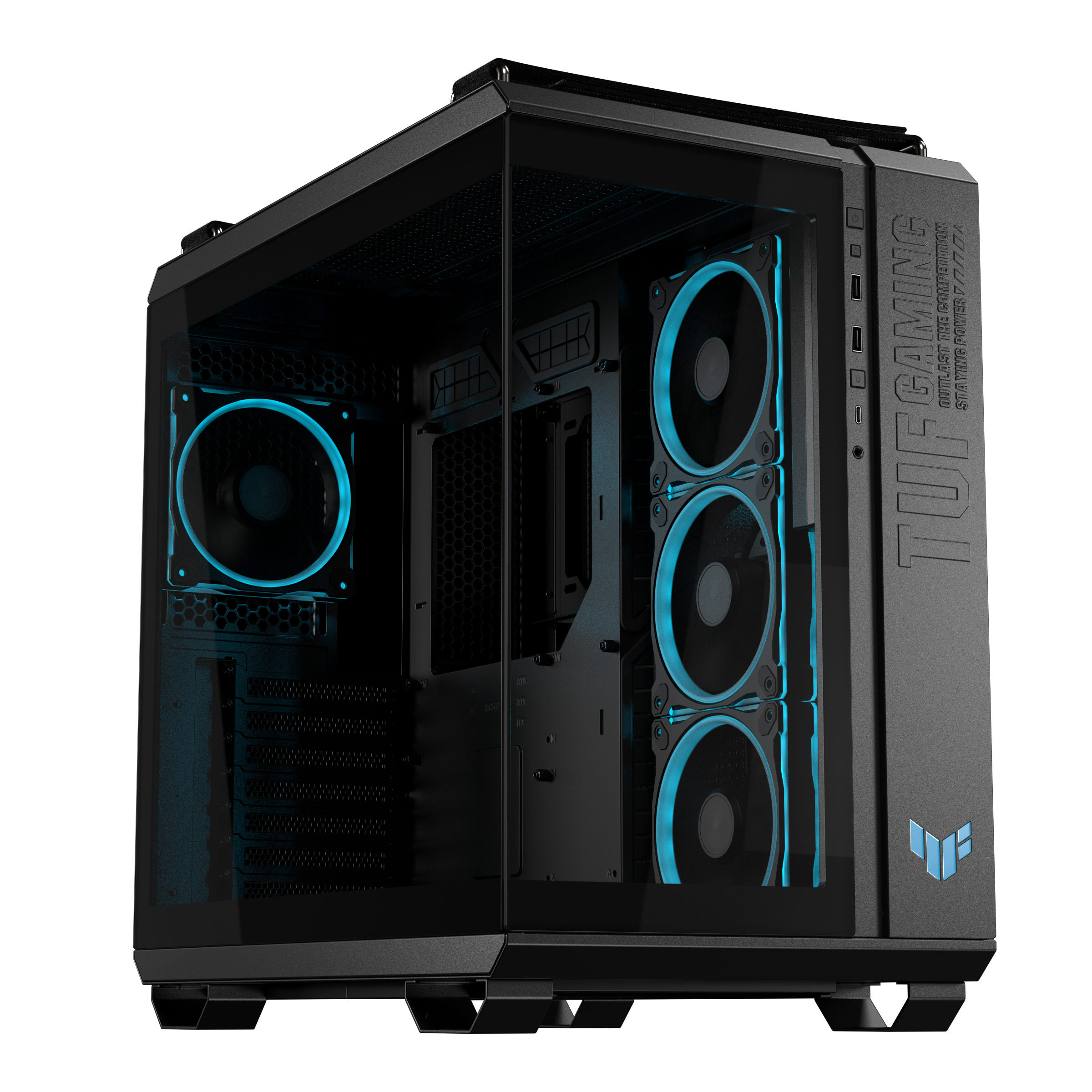 ASUS TUF GAMING GT502 HORIZON TG ARGB BLACK