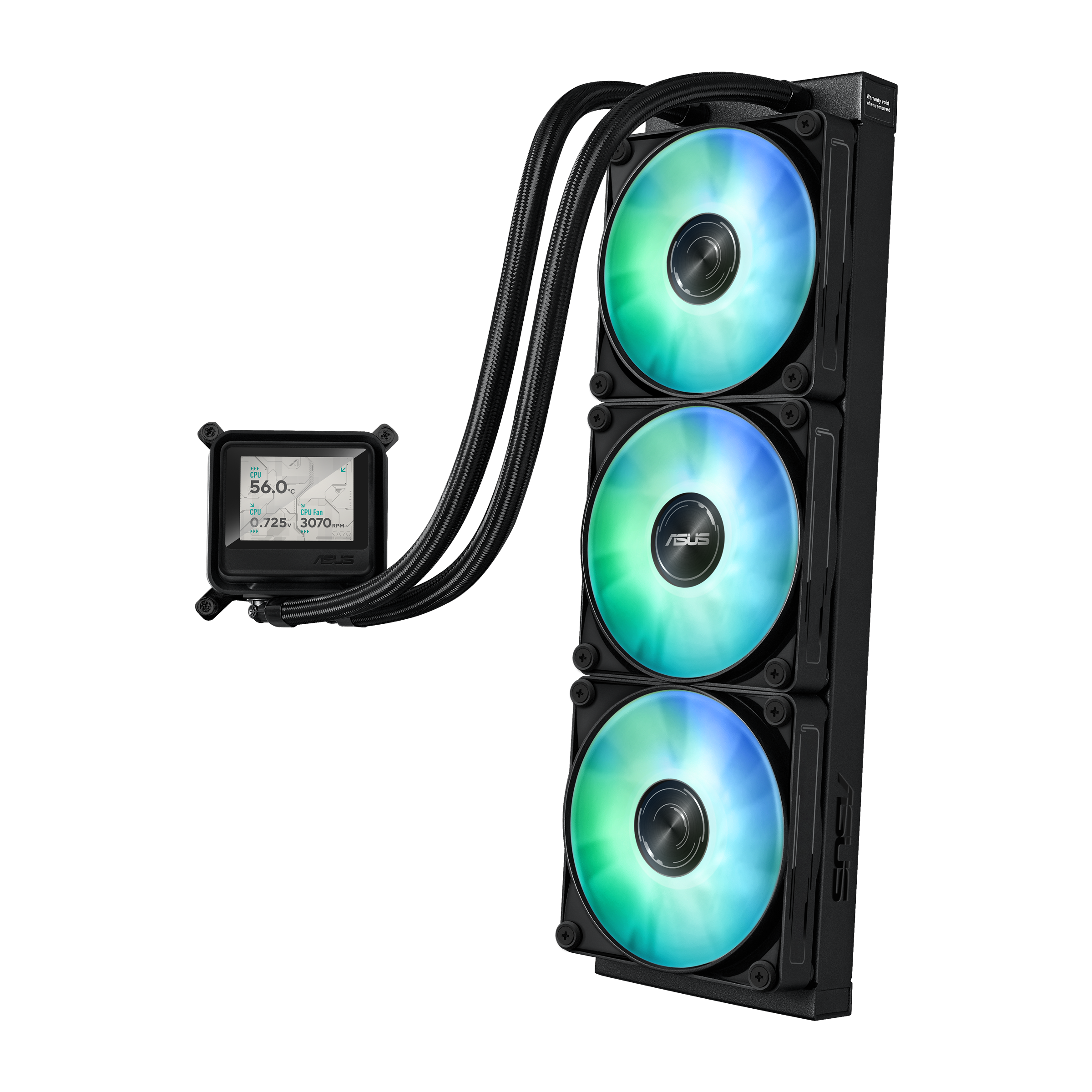 ASUS MAX GAMING LC 360 ARGB LCD all-in-one liquid CPU cooler