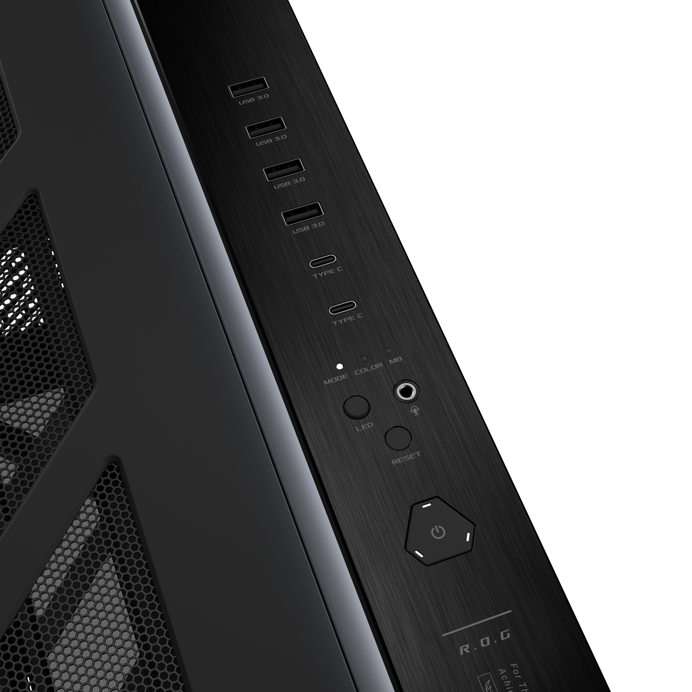 ASUS ROG CRONOX GR801 CURVE TG ARGB BLACK full tower panoramic case