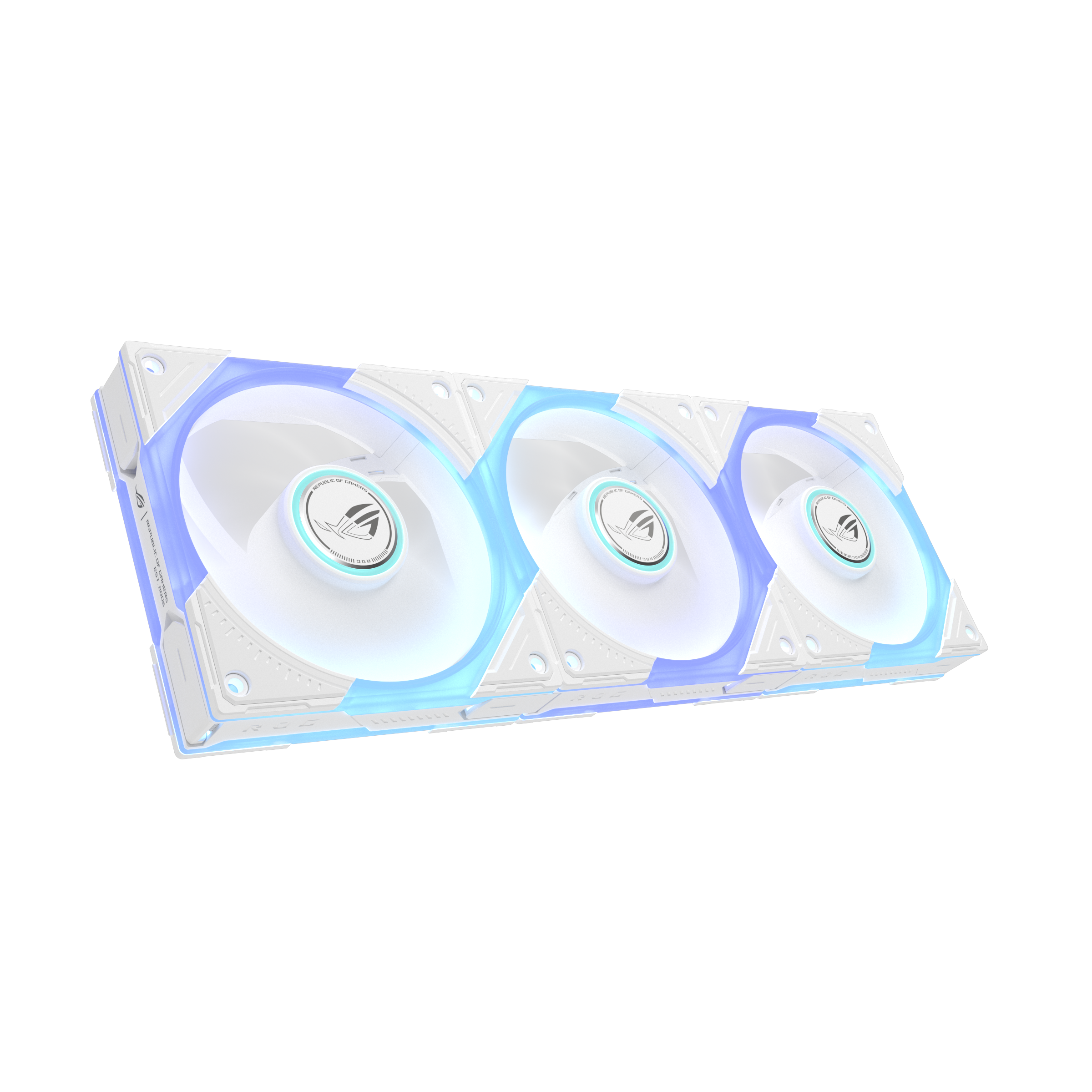 ASUS ROG Eurux GR120 ARGB Reverse Fan White Edition - Triple Pack