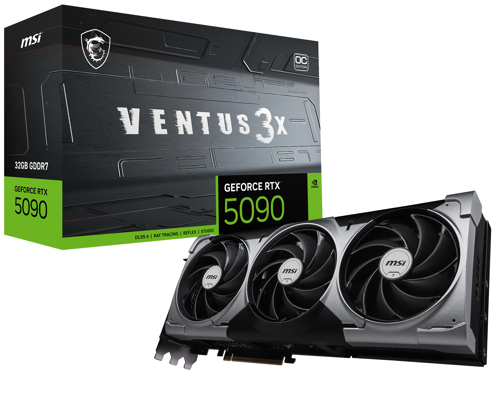 MSI NVIDIA GeForce RTX 5090 32GB VENTUS 3X OC GDDR7 512bit Gaming Graphics card