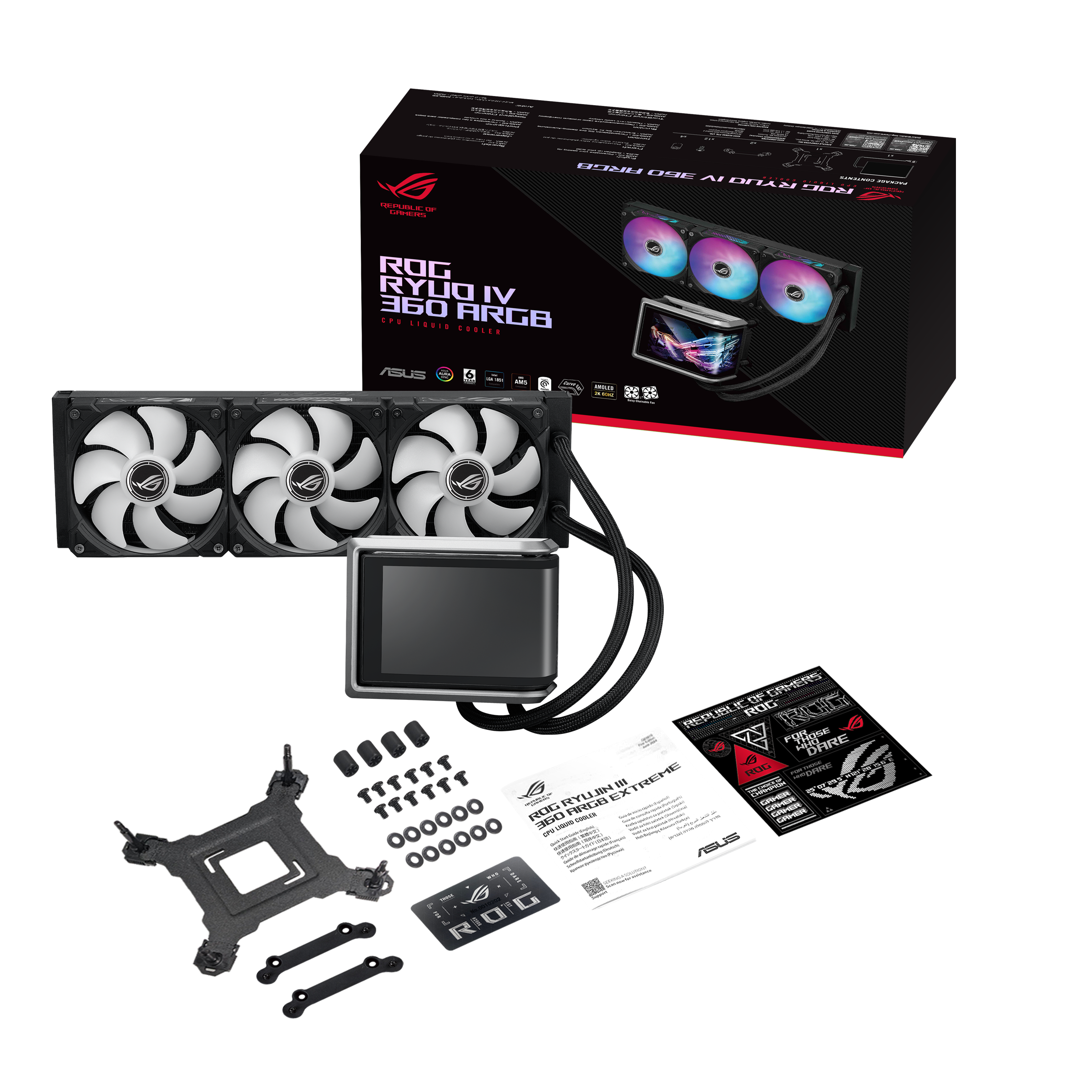 ASUS ROG RYUO IV 360 ARGB AIO liquid cooler