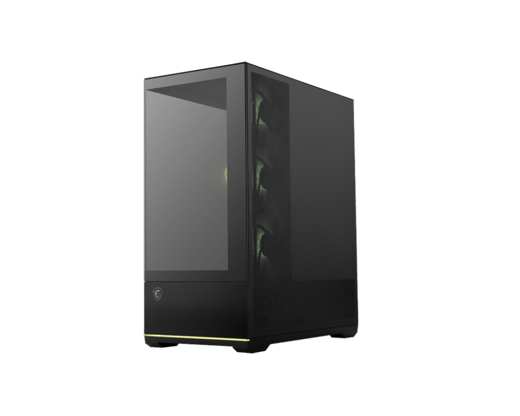 MSI MAG PANO 110R PZ Case ARGB Reverse Blade Fan 1x120mm ARGB Fan ARGB+PWM Control Board Glass Window 2xUSB 3.2 Gen 1