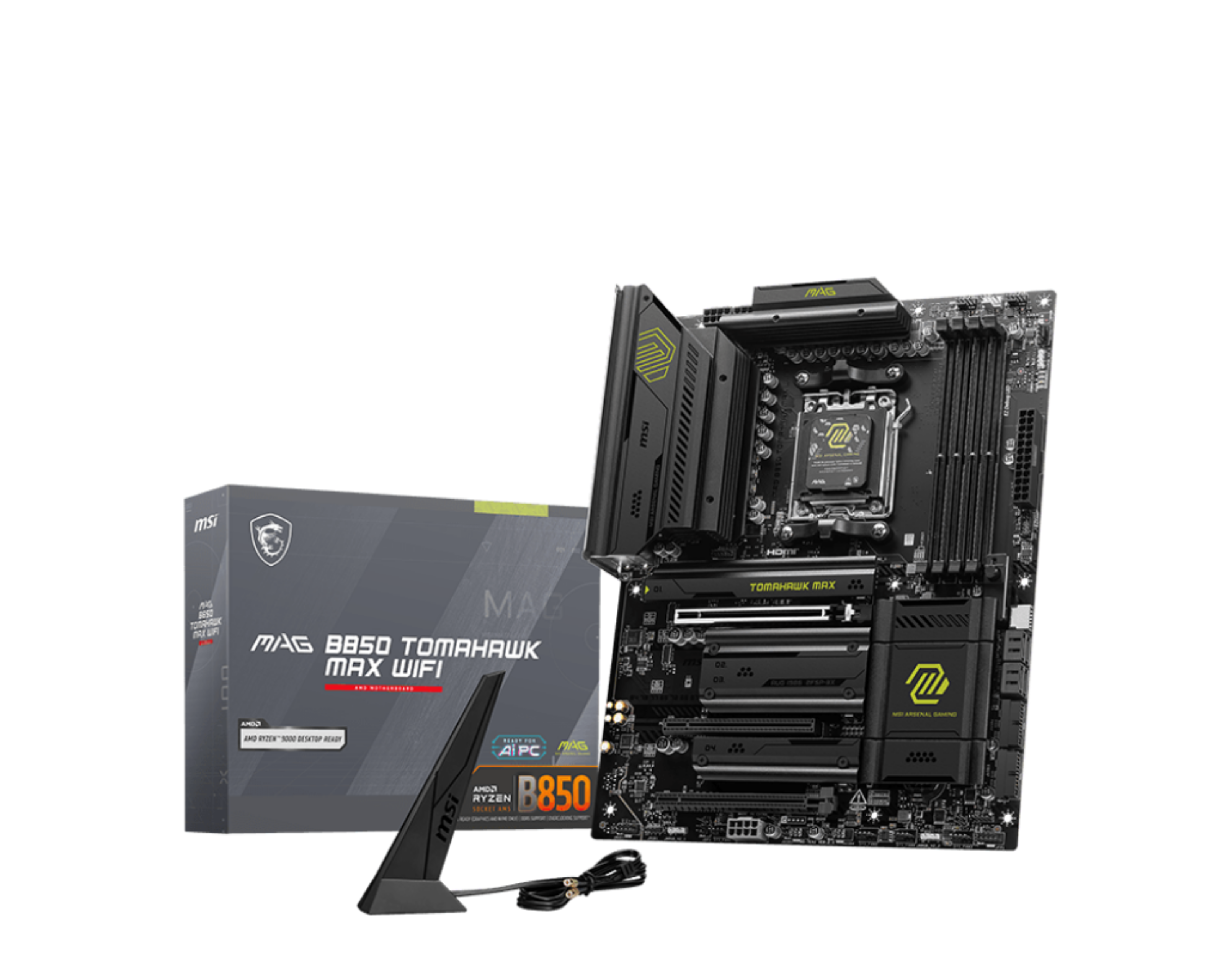 MSI MAG B850 TOMAHAWK MAX WIFI AM5 4xDDR5 ATX HDMI USB MB